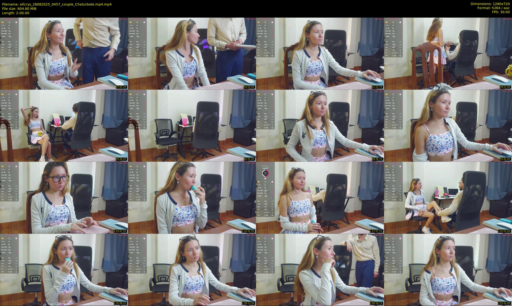 ellcrys — 120 minute Chaturbate couple cam show recording, 720p, Aug 28, 2025