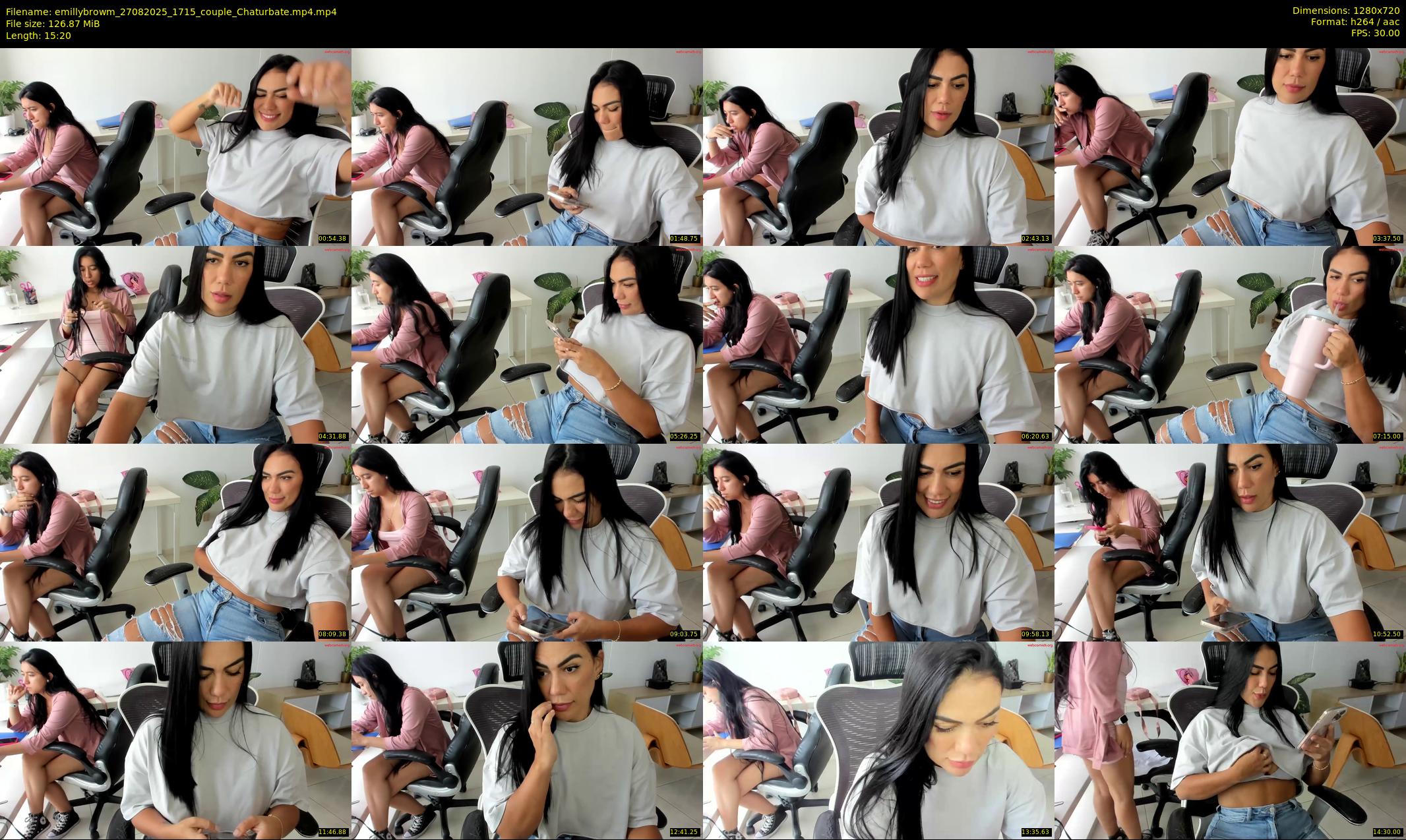 emillybrowm — 16 minute Chaturbate couple cam show recording, 720p, Aug 27, 2025