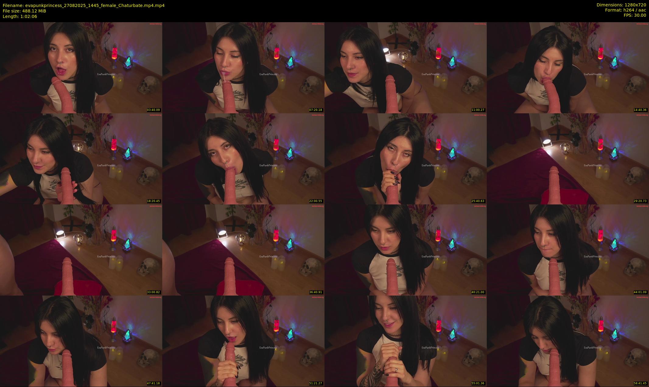 evapunkprincess — 63 minute Chaturbate female cam show recording, 720p, Aug 27, 2025