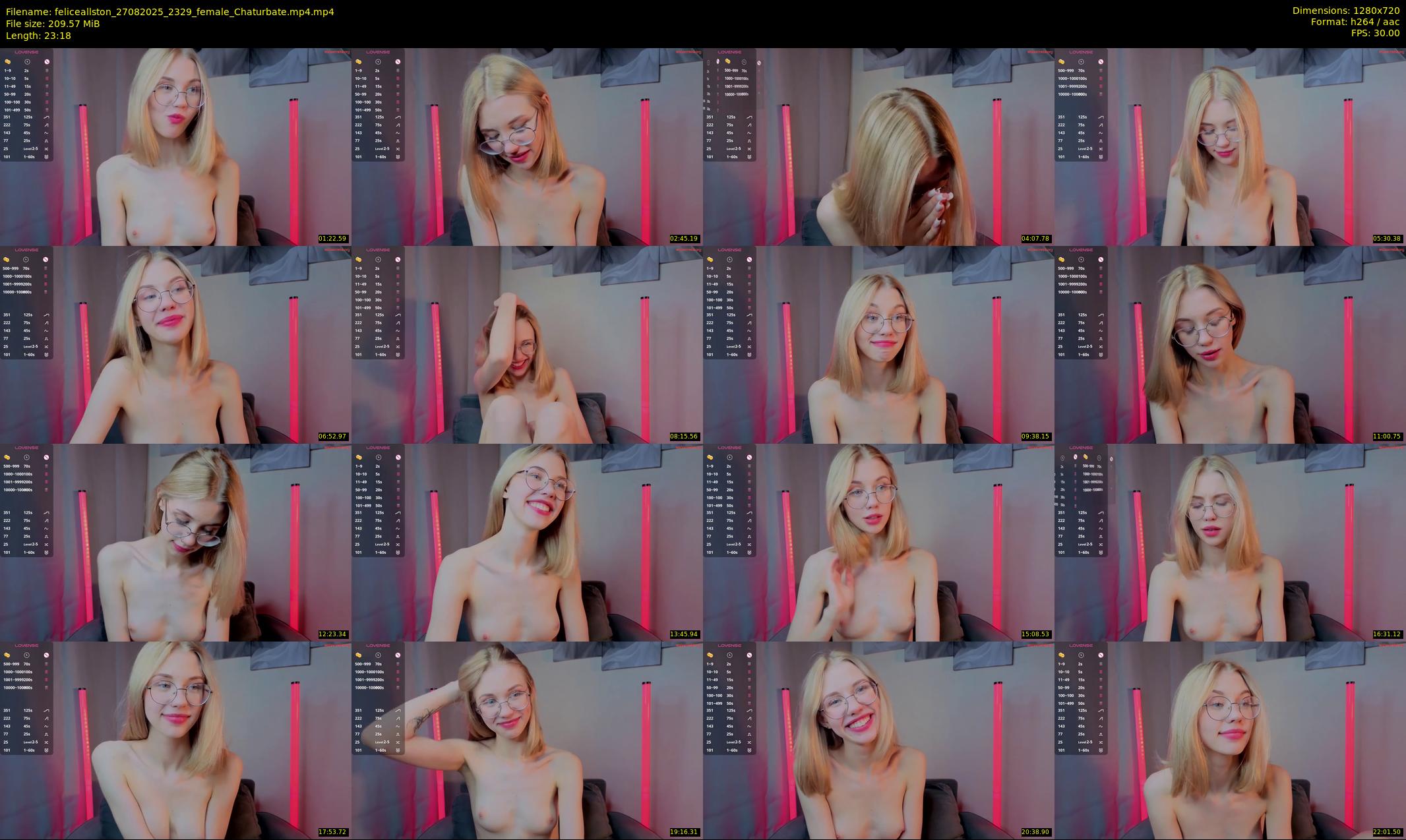 feliceallston — 24 minute Chaturbate female cam show recording, 720p, Aug 27, 2025