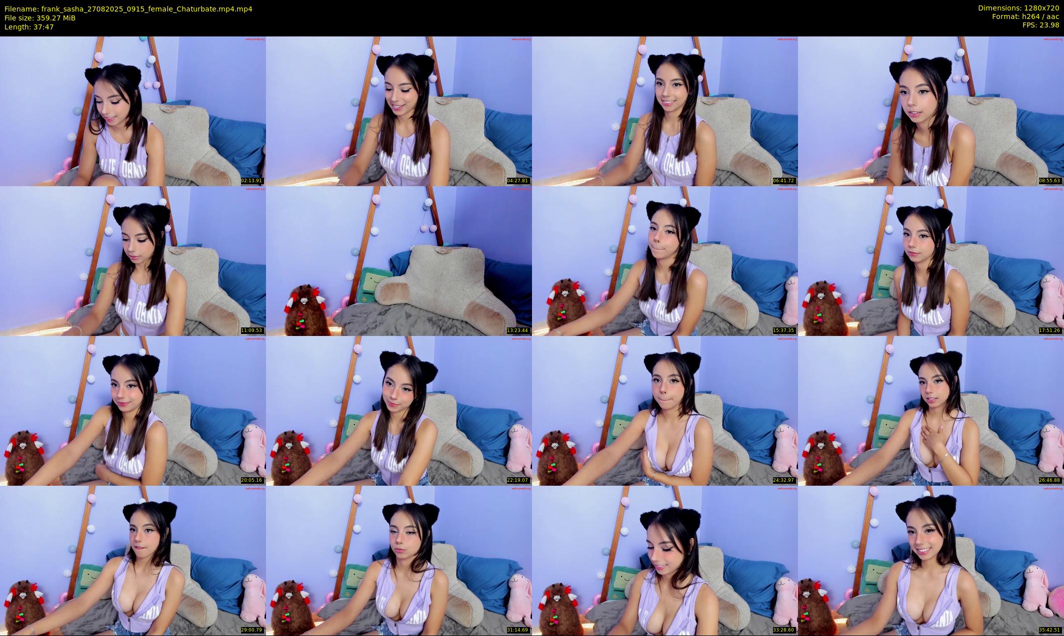 frank_sasha — 38 minute Chaturbate couple cam show recording, 720p, Aug 27, 2025