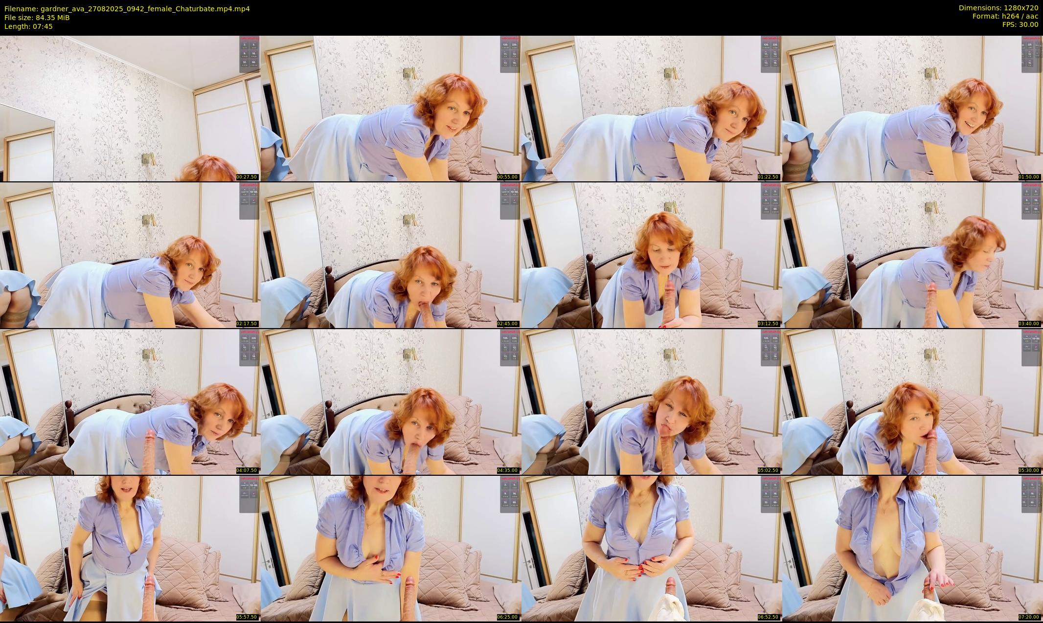 gardner_ava — 8 minute Chaturbate female cam show recording, 720p, Aug 27, 2025