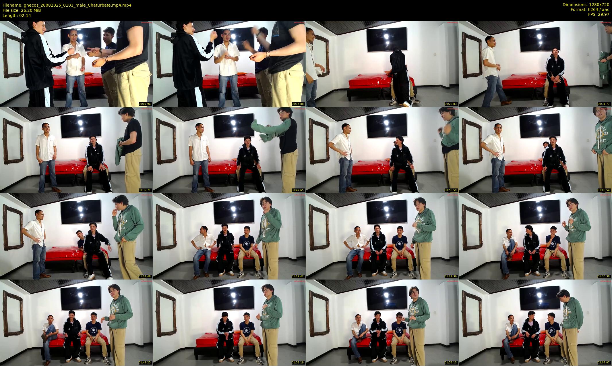 gnecos — 3 minute Chaturbate male cam show recording, 720p, Aug 28, 2025