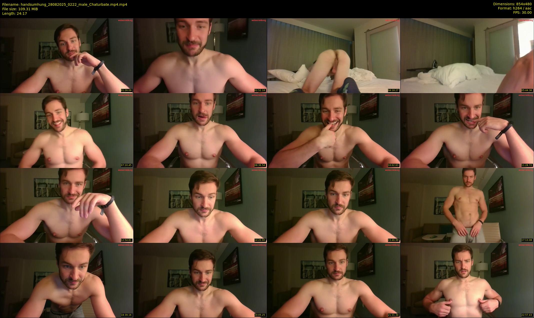 handsumhung — 25 minute Chaturbate male cam show recording, 480p, Aug 28, 2025
