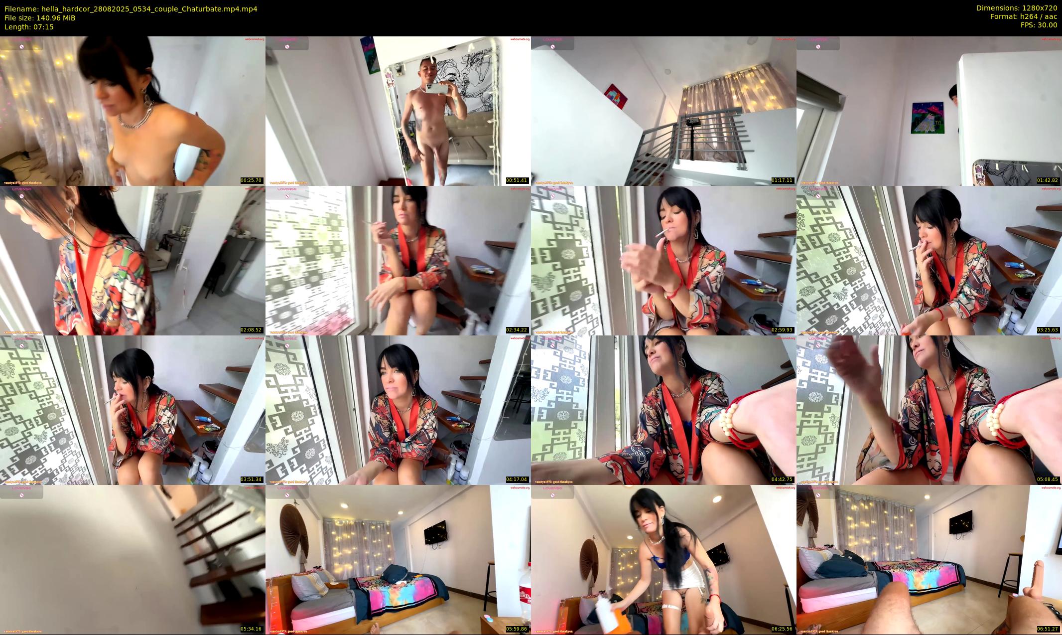 hella_hardcor — 8 minute Chaturbate female cam show recording, 720p, Aug 28, 2025