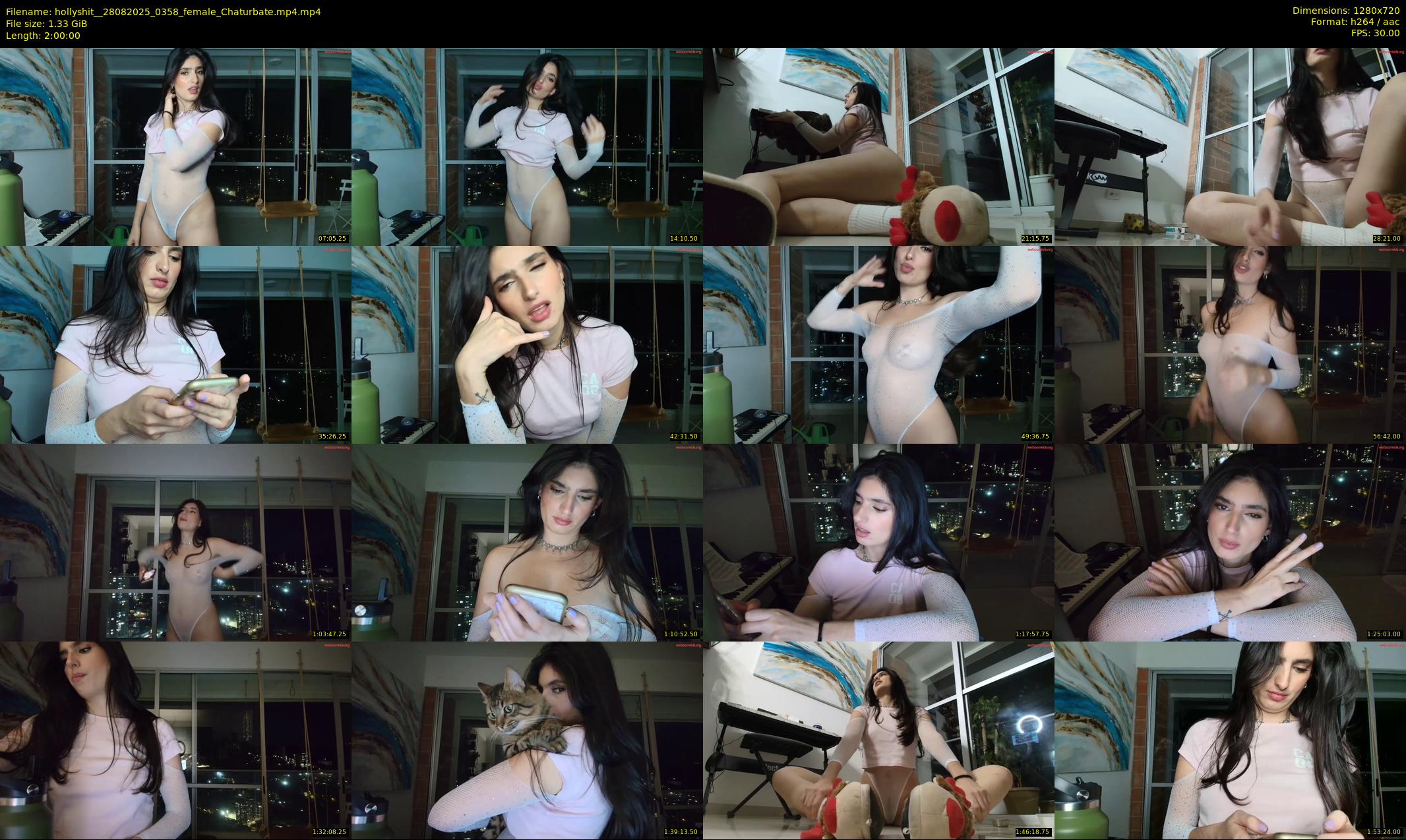 hollyshit_ — 120 minute Chaturbate female cam show recording, 720p, Aug 28, 2025