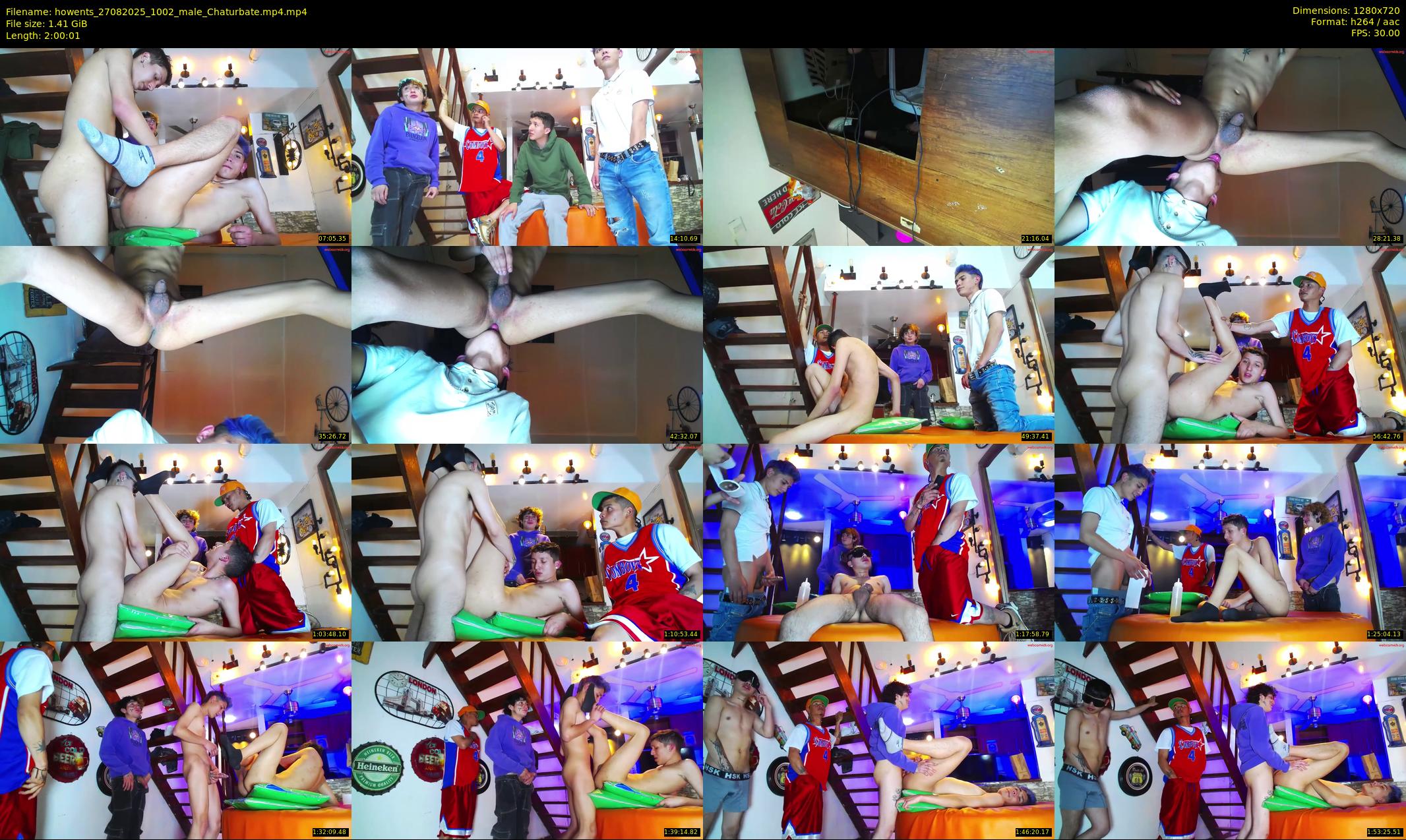 howents — 121 minute Chaturbate male cam show recording, 720p, Aug 27, 2025