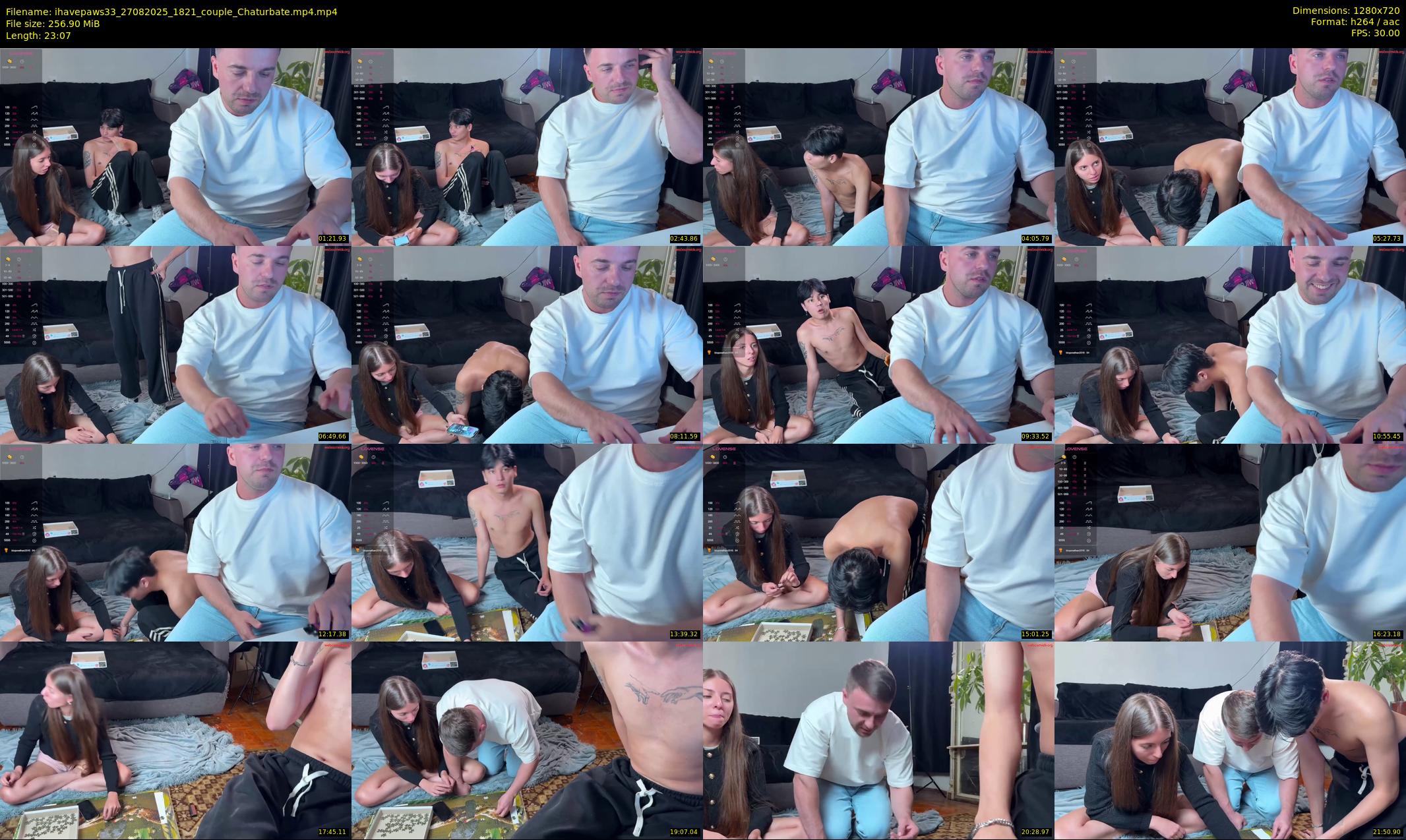 ihavepaws33 — 24 minute Chaturbate couple cam show recording, 720p, Aug 27, 2025