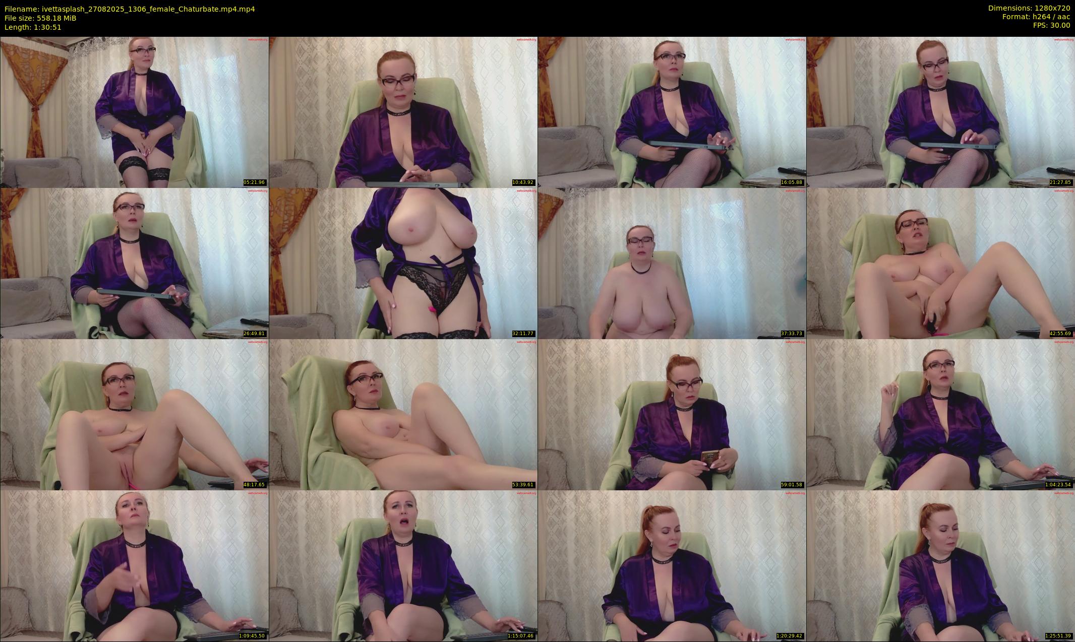 ivettasplash — 91 minute Chaturbate female cam show recording, 720p, Aug 27, 2025
