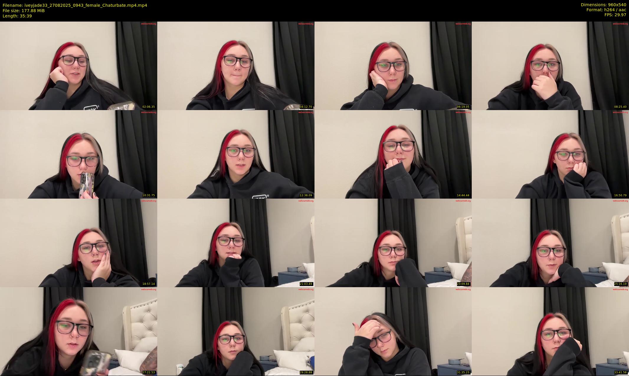 iveyjade33 — 36 minute Chaturbate female cam show recording, 480p, Aug 27, 2025