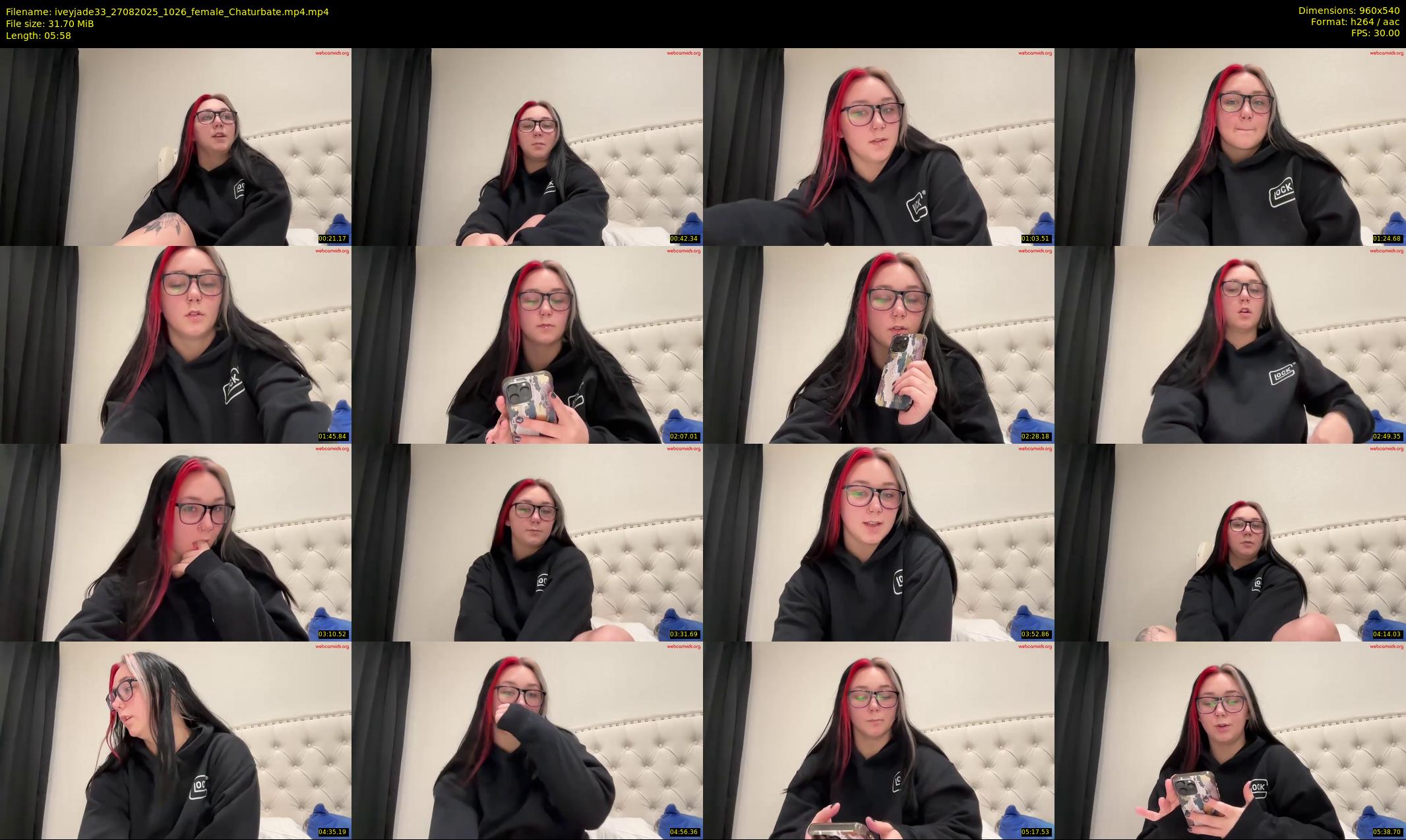 iveyjade33 — 6 minute Chaturbate female cam show recording, 480p, Aug 27, 2025