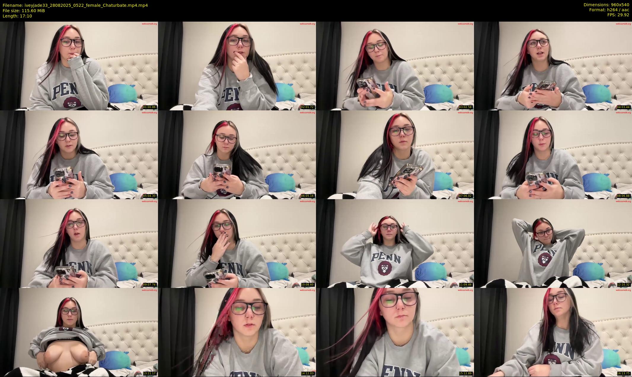 iveyjade33 — 18 minute Chaturbate female cam show recording, 480p, Aug 28, 2025