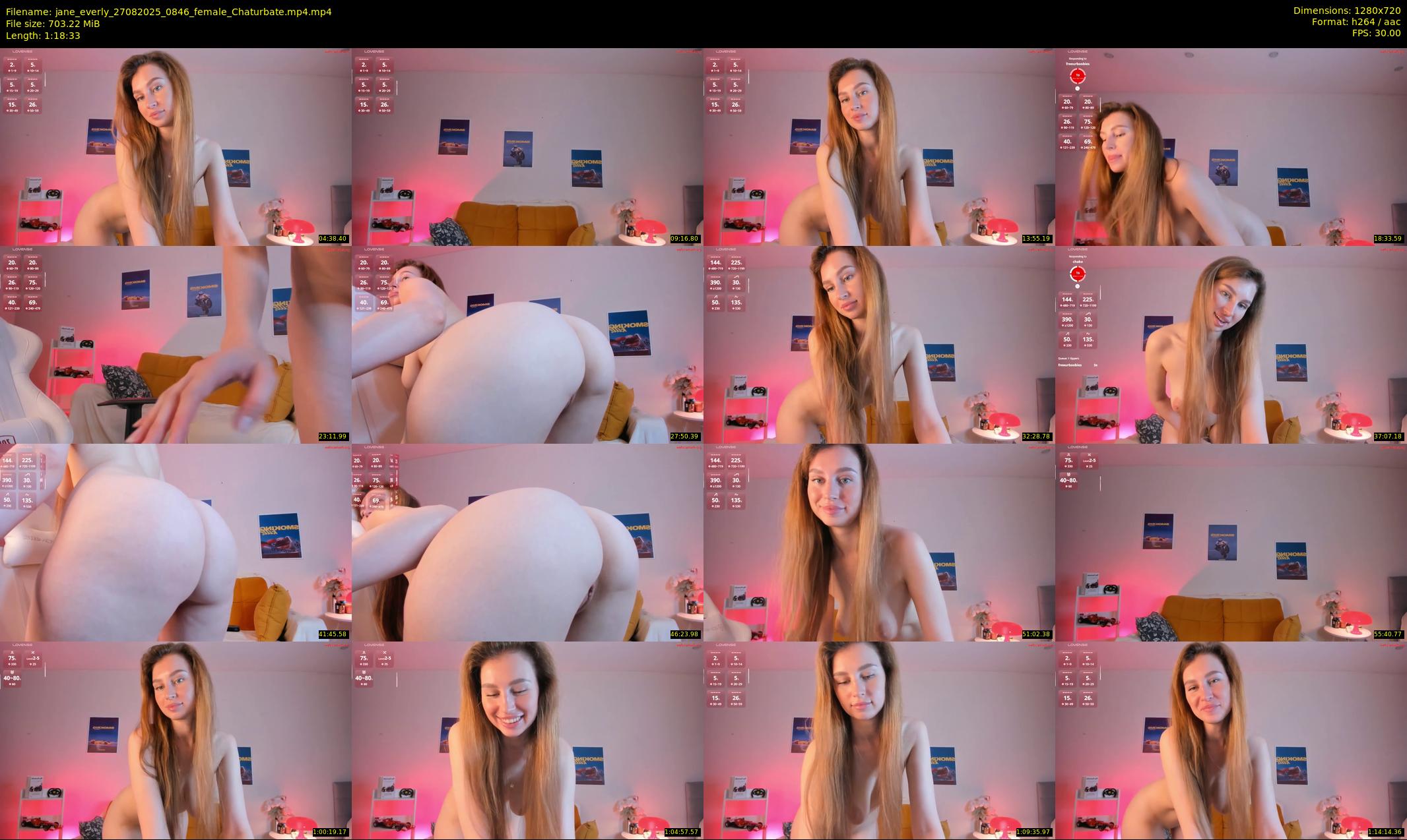 jane_everly — 79 minute Chaturbate female cam show recording, 720p, Aug 27, 2025