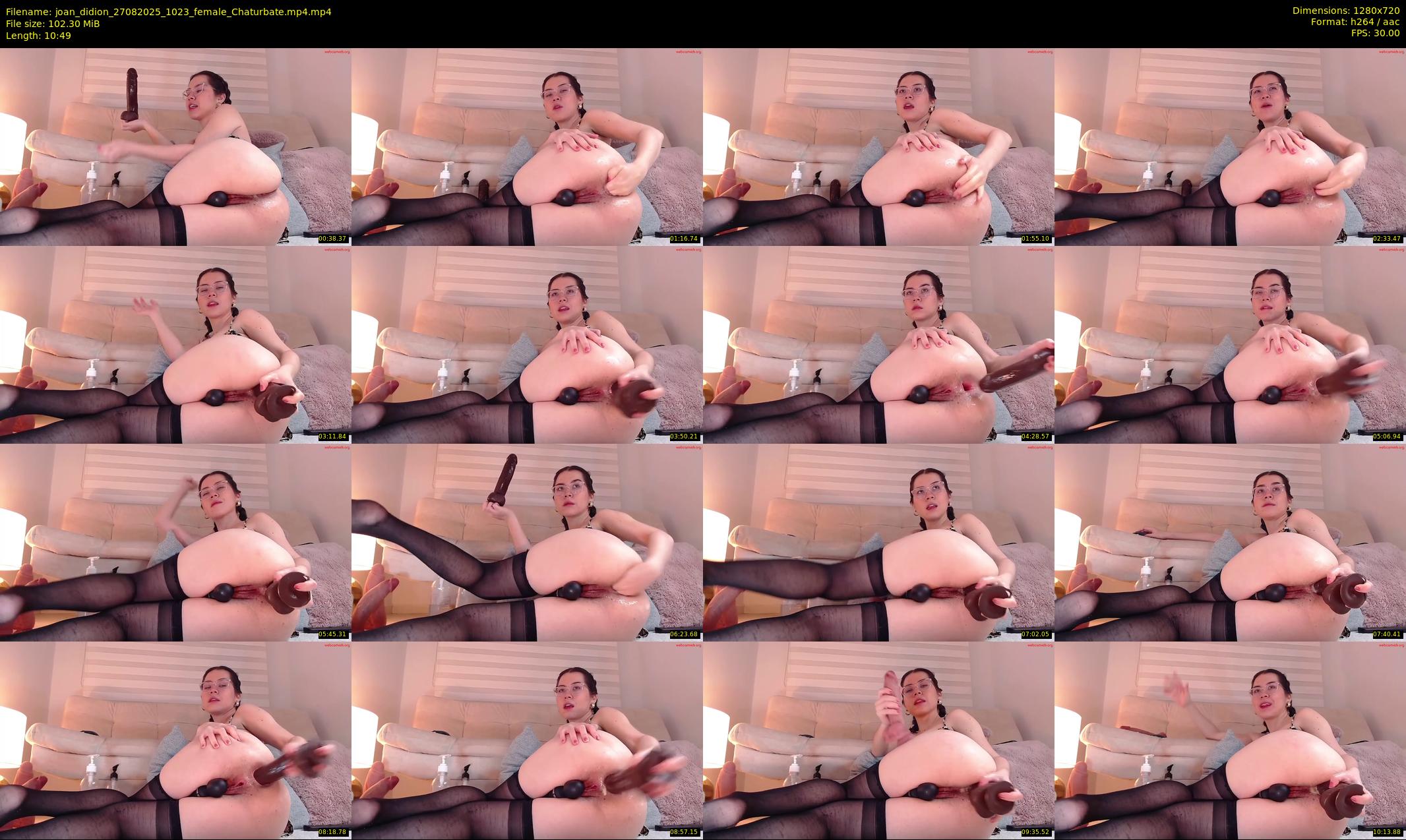 joan_didion — 11 minute Chaturbate female cam show recording, 720p, Aug 27, 2025