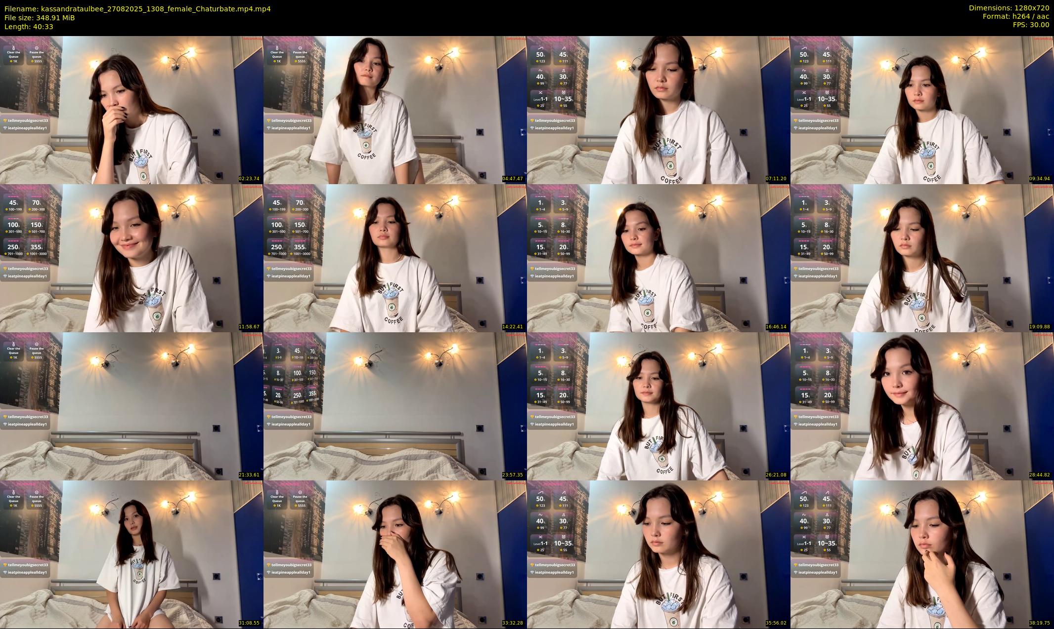 kassandrataulbee — 41 minute Chaturbate female cam show recording, 720p, Aug 27, 2025