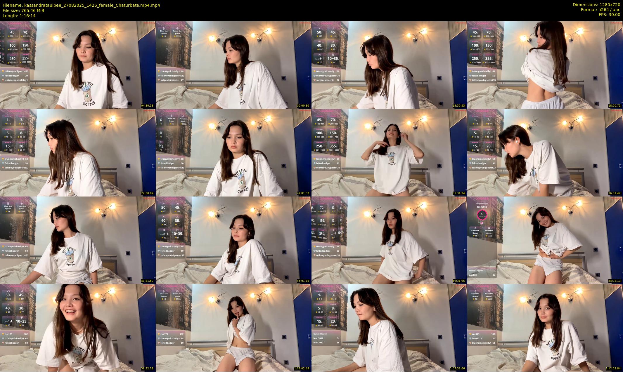 kassandrataulbee — 77 minute Chaturbate female cam show recording, 720p, Aug 27, 2025