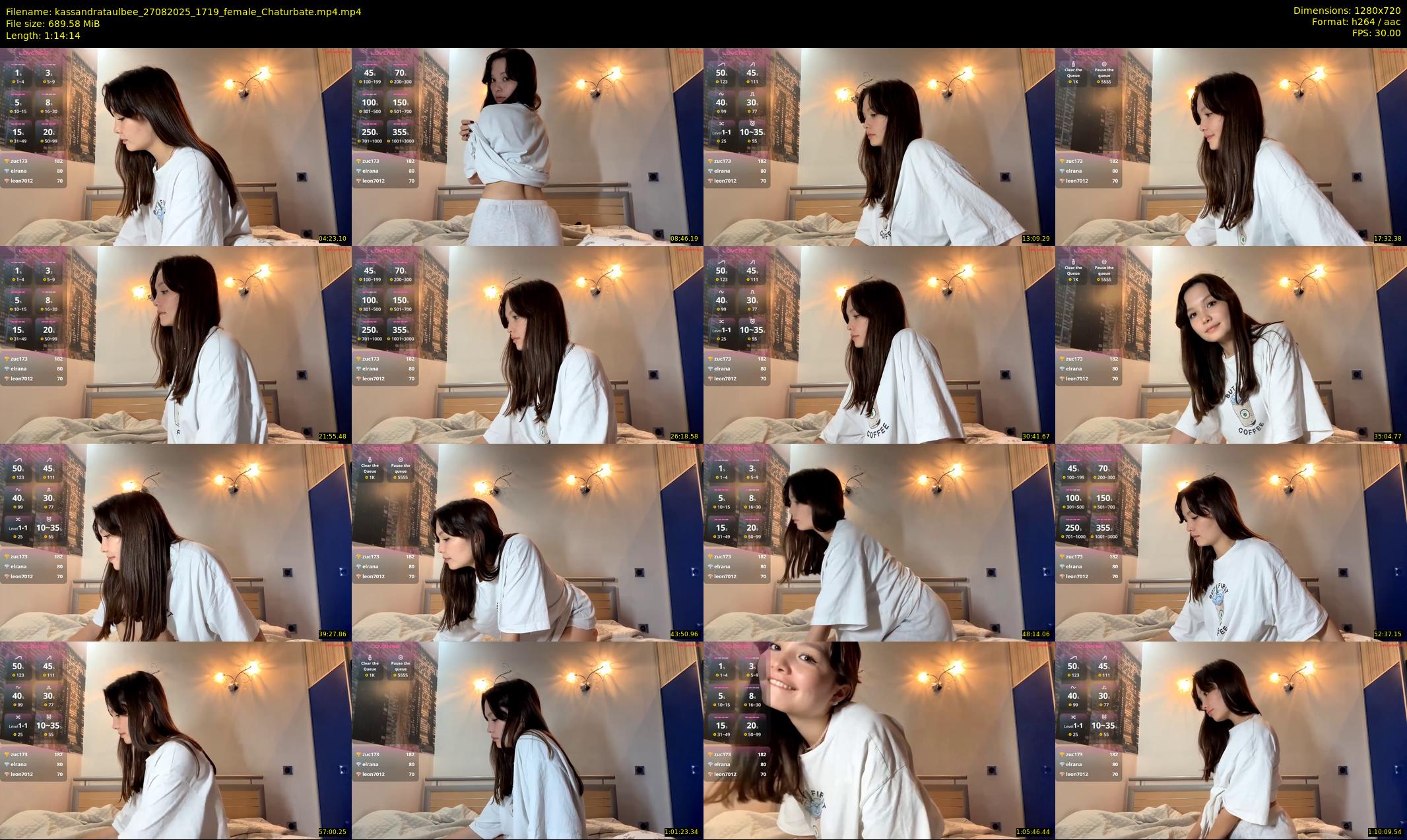 kassandrataulbee — 75 minute Chaturbate female cam show recording, 720p, Aug 27, 2025