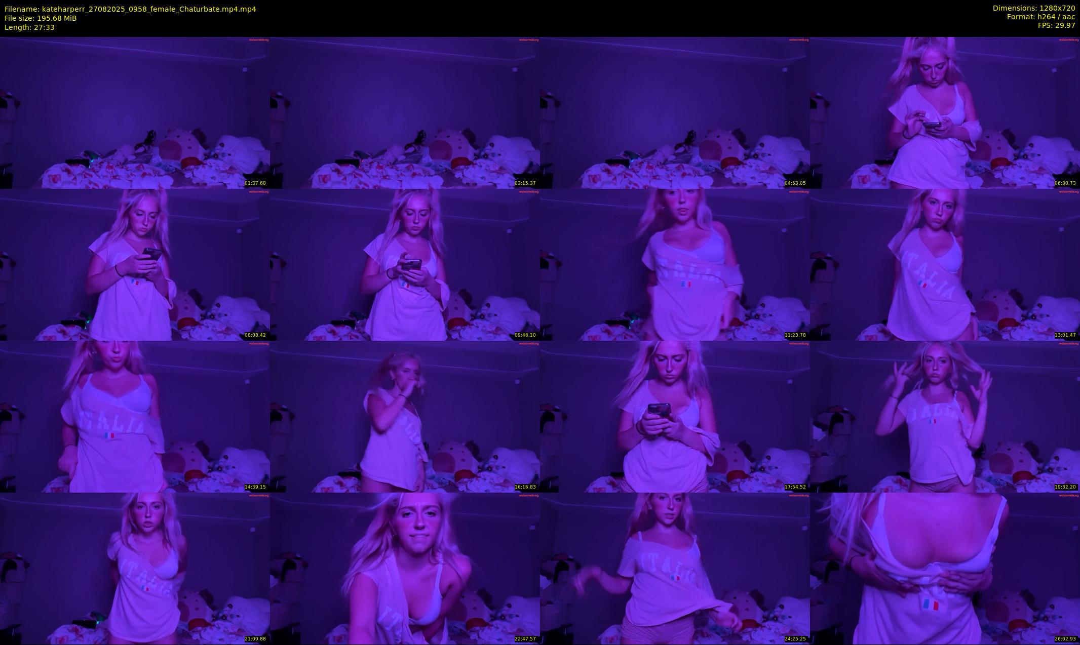 kateharperr — 28 minute Chaturbate female cam show recording, 720p, Aug 27, 2025