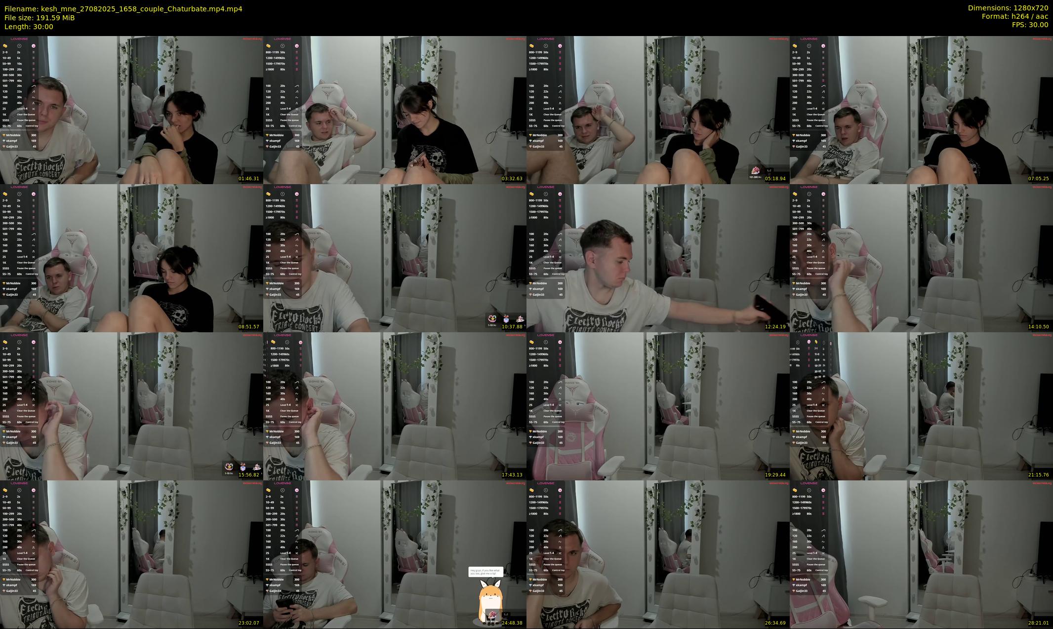 kesh_mne — 30 minute Chaturbate female cam show recording, 720p, Aug 27, 2025