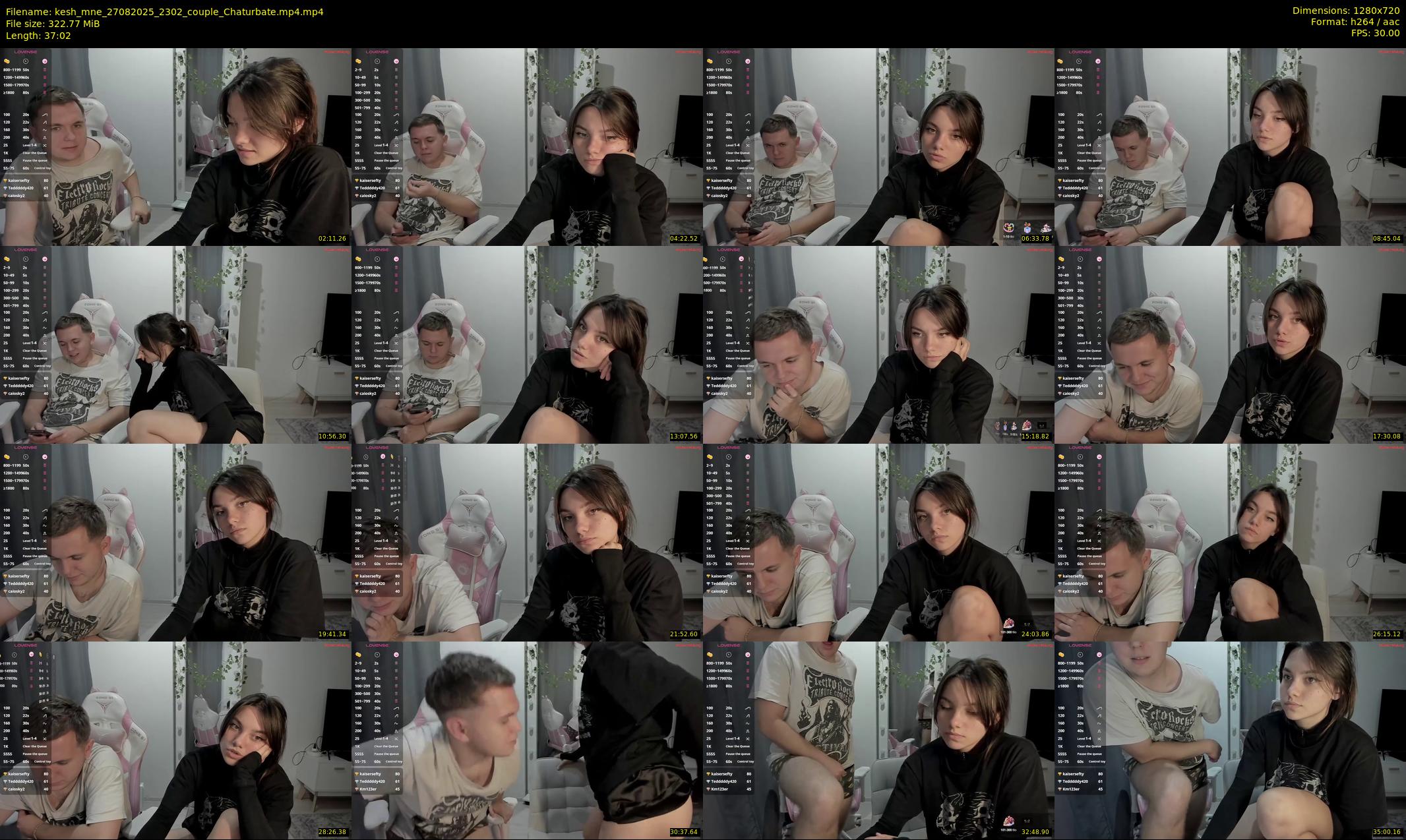 kesh_mne — 38 minute Chaturbate female cam show recording, 720p, Aug 27, 2025
