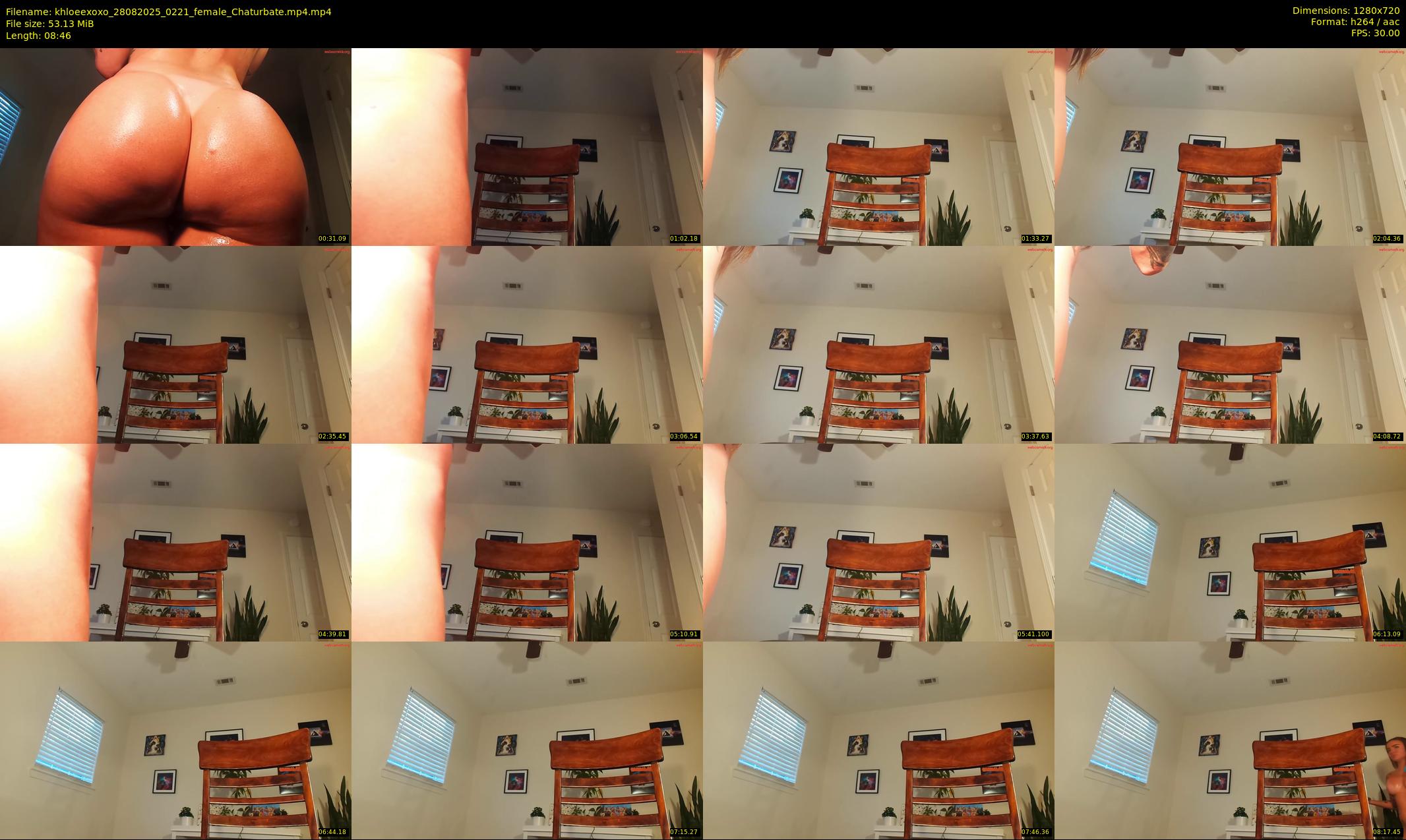 khloeexoxo — 9 minute Chaturbate female cam show recording, 720p, Aug 28, 2025