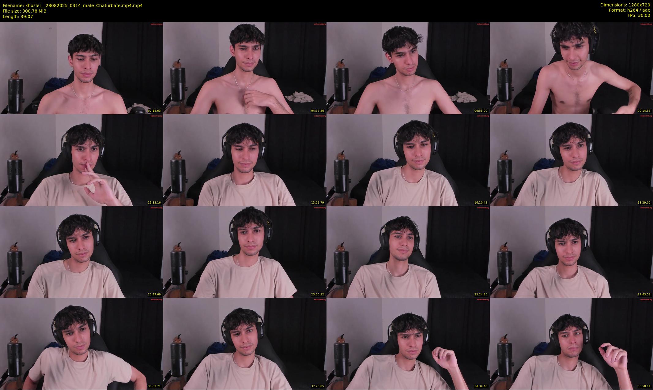 khozler_ — 40 minute Chaturbate male cam show recording, 720p, Aug 28, 2025