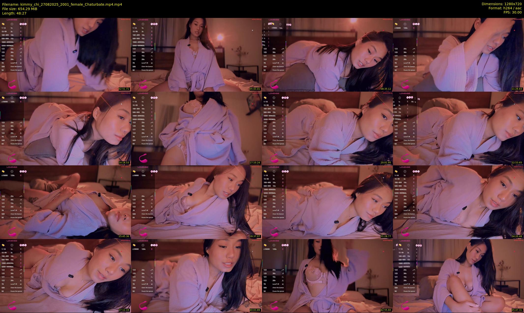 kimmy_chi — 49 minute Chaturbate female cam show recording, 720p, Aug 27, 2025