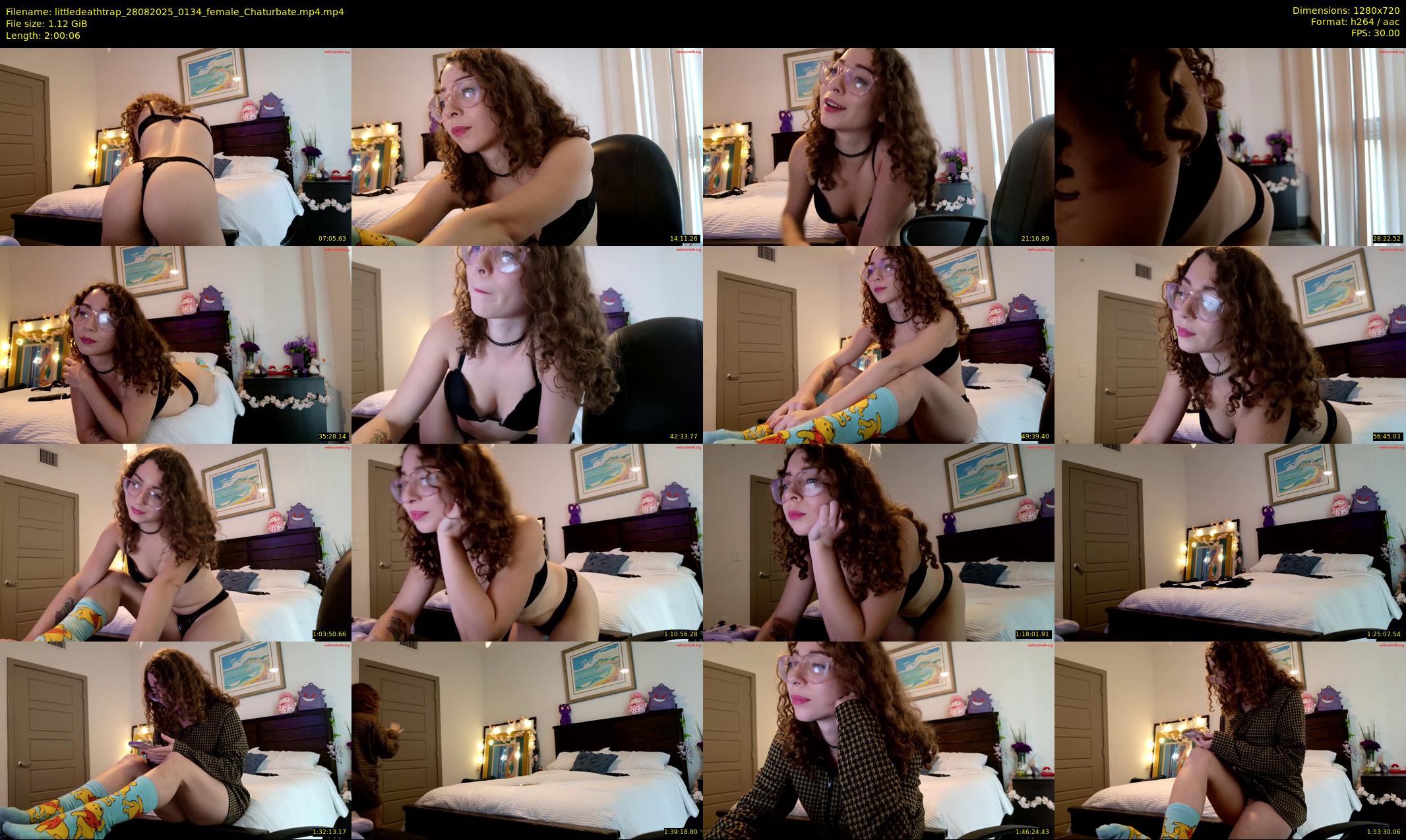 littledeathtrap — 121 minute Chaturbate female cam show recording, 720p, Aug 28, 2025