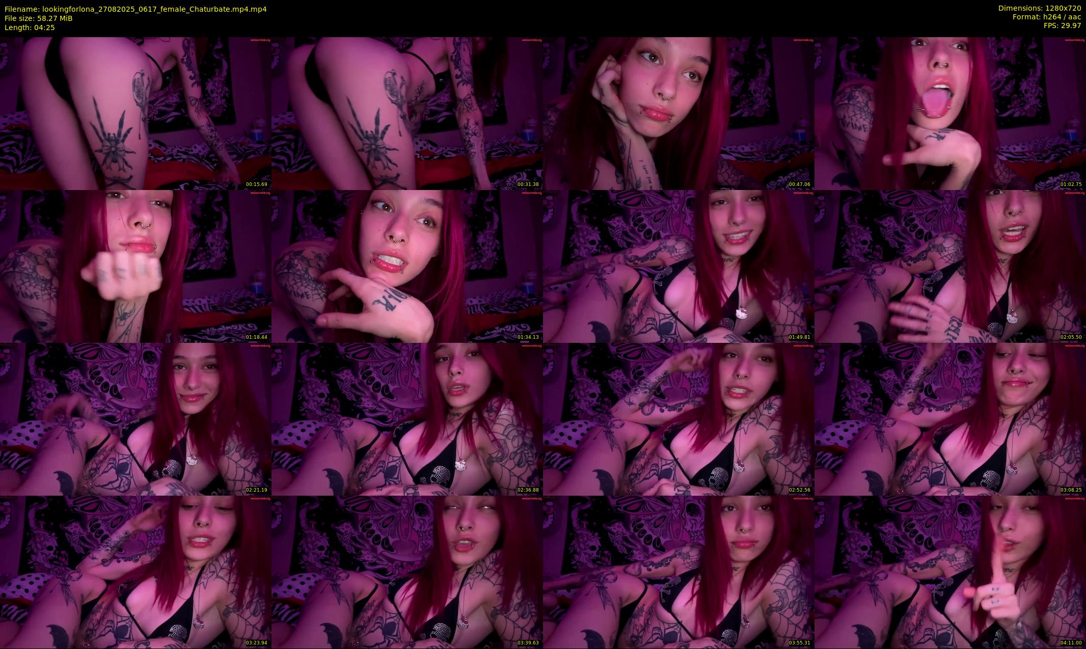 lookingforlona — 5 minute Chaturbate female cam show recording, 720p, Aug 27, 2025