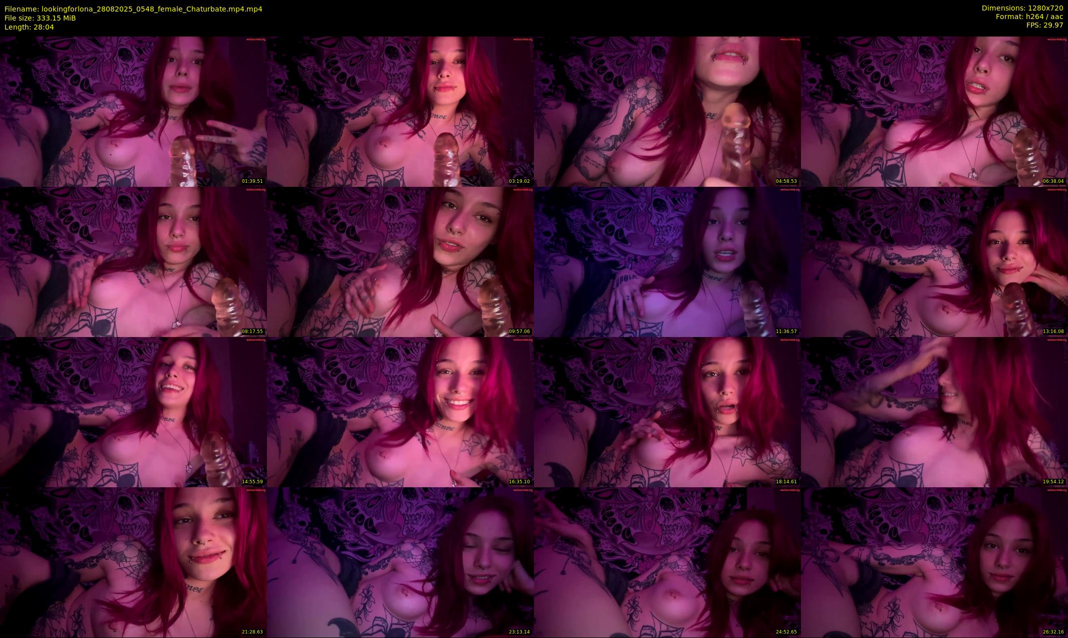 lookingforlona — 29 minute Chaturbate female cam show recording, 720p, Aug 28, 2025