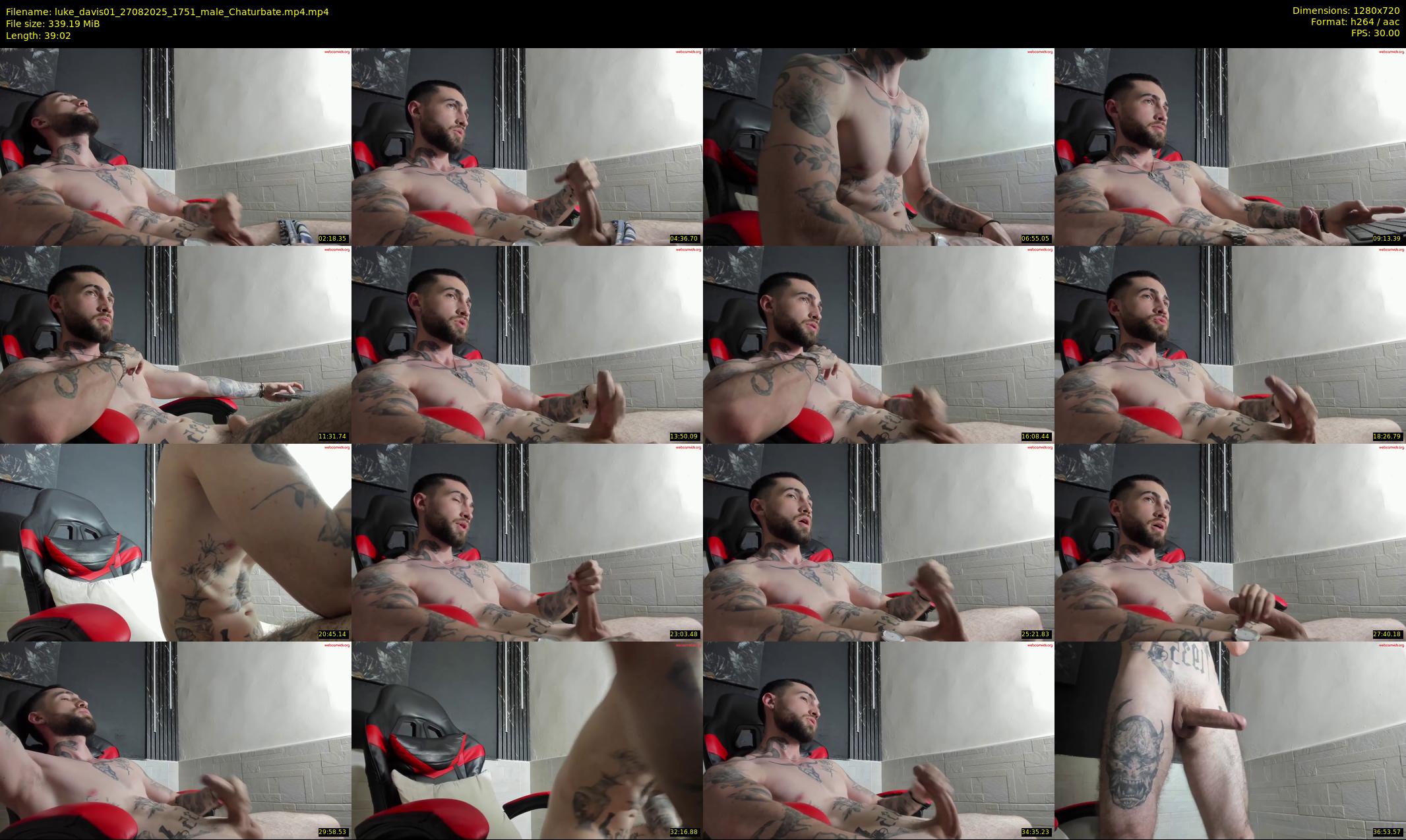 luke_davis01 — 40 minute Chaturbate male cam show recording, 720p, Aug 27, 2025