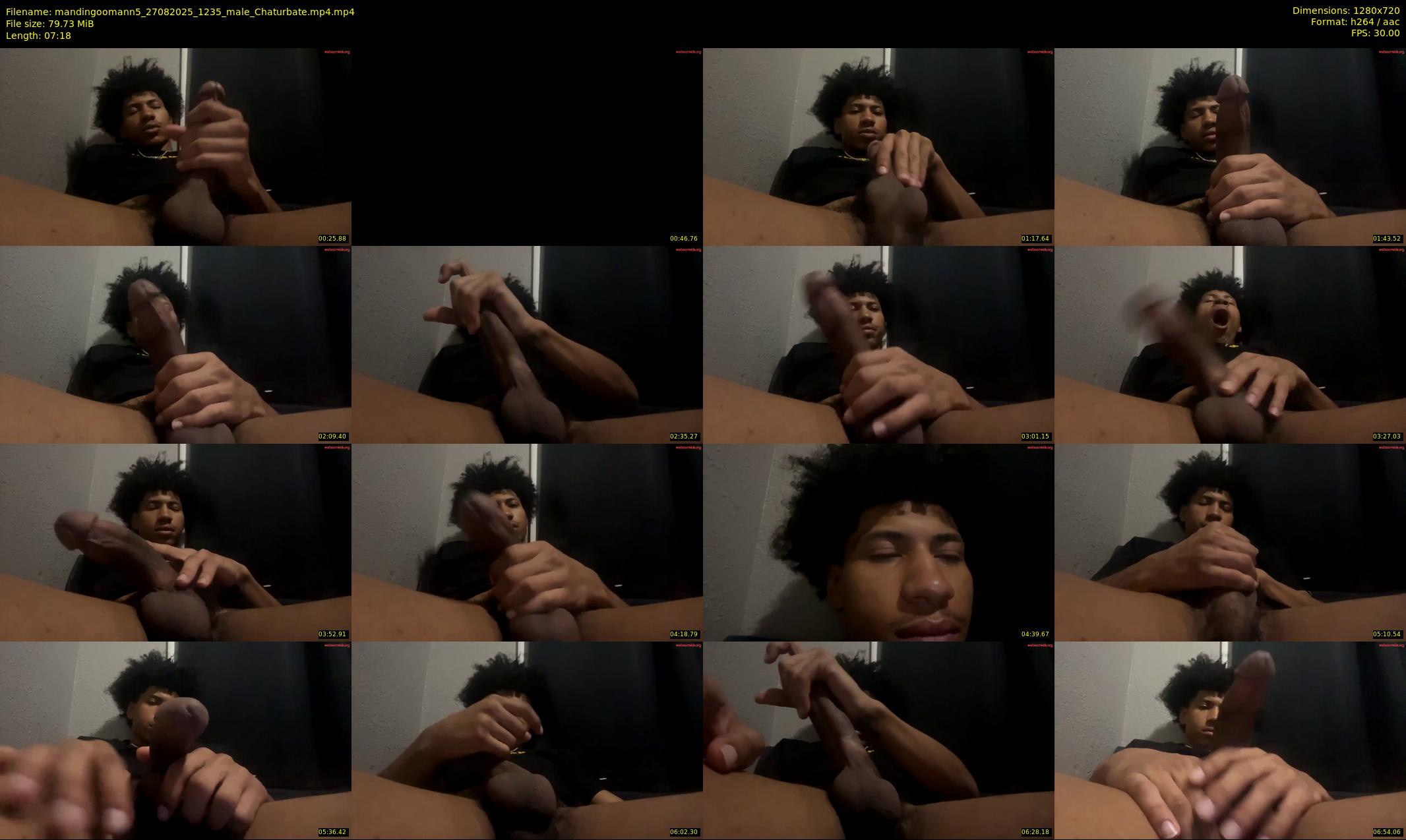 mandingoomann5 — 8 minute Chaturbate male cam show recording, 720p, Aug 27, 2025