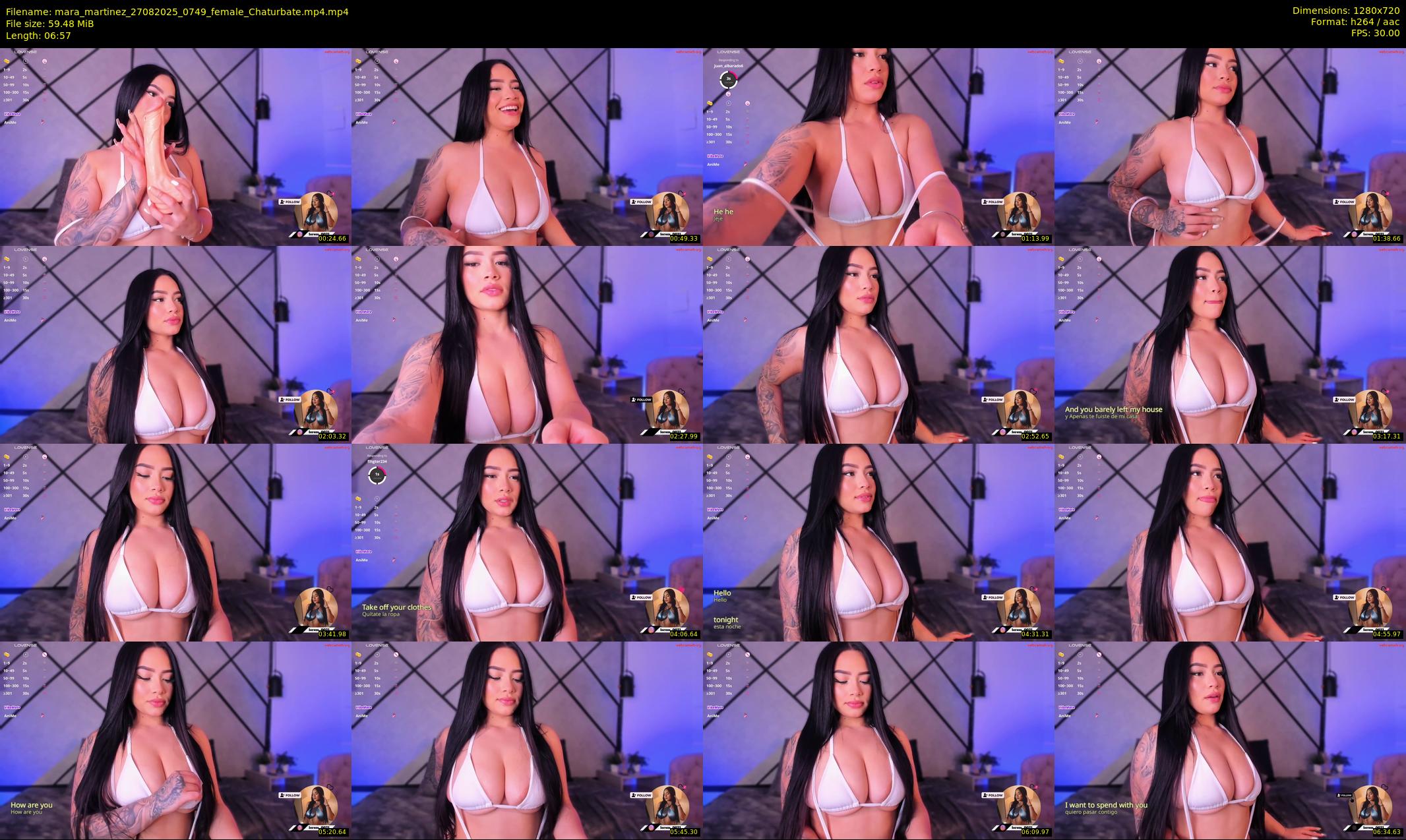 mara_martinez — 7 minute Chaturbate female cam show recording, 720p, Aug 27, 2025