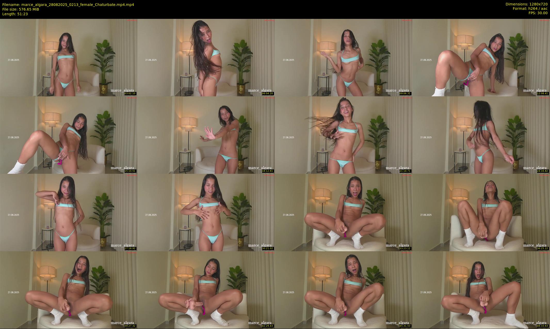 marce_algara — 52 minute Chaturbate female cam show recording, 720p, Aug 28, 2025
