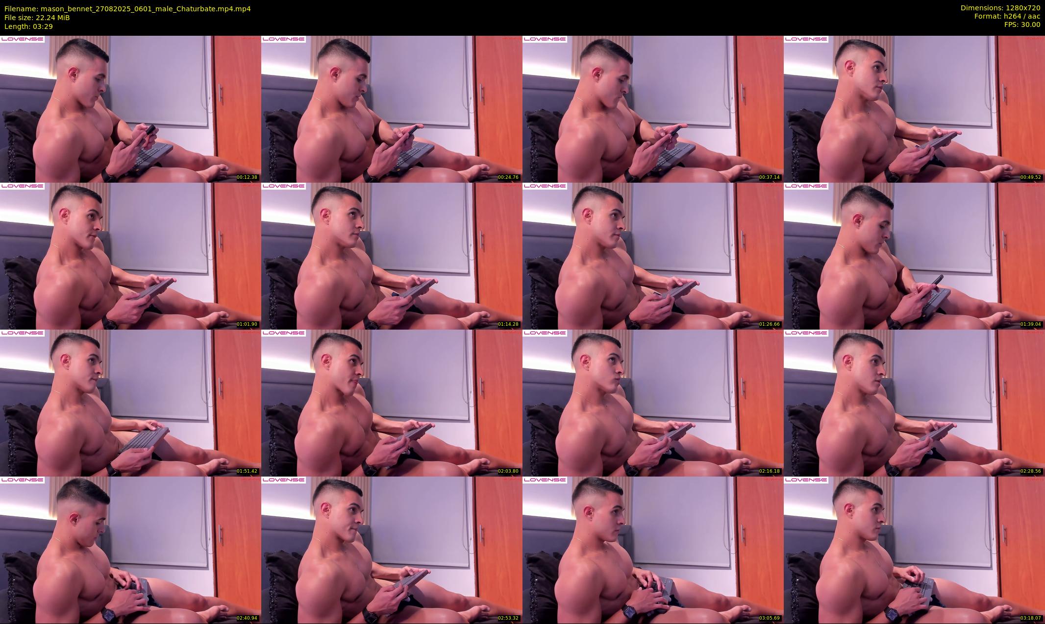 mason_bennet — 4 minute Chaturbate male cam show recording, 720p, Aug 27, 2025
