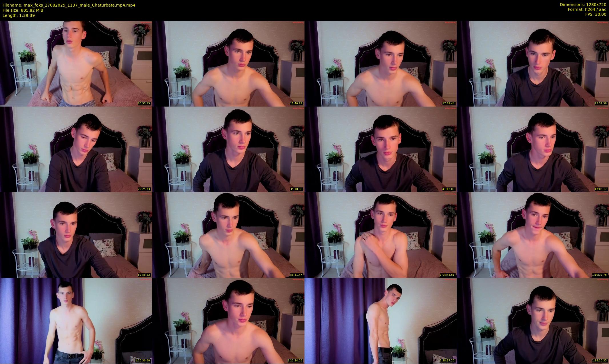 max_foks — 100 minute Chaturbate male cam show recording, 720p, Aug 27, 2025
