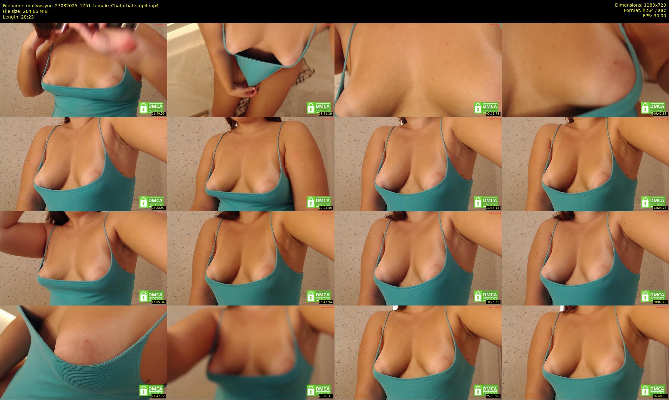 mollywayne — 29 minute Chaturbate female cam show recording, 720p, Aug 27, 2025