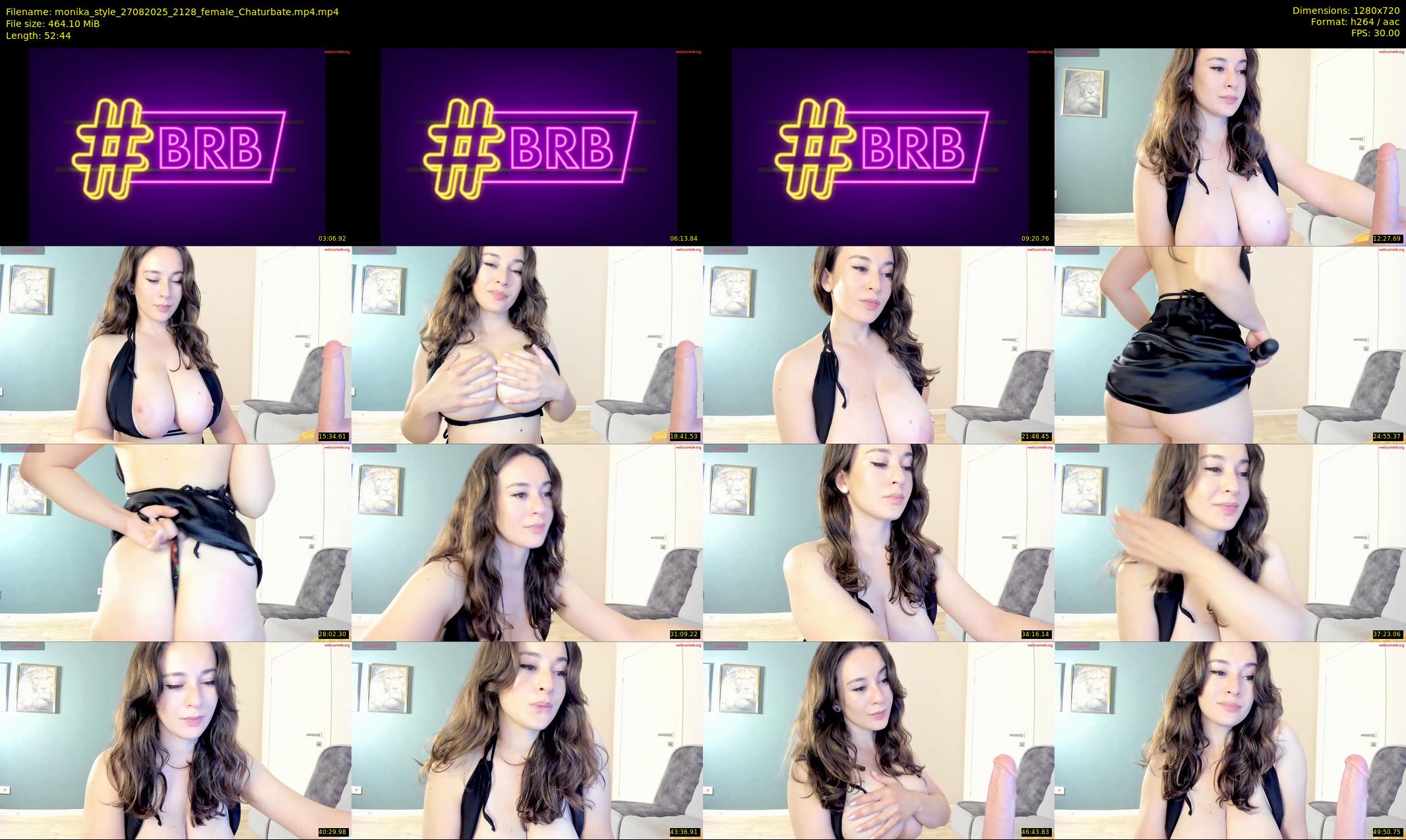 monika_style — 53 minute Chaturbate female cam show recording, 720p, Aug 27, 2025
