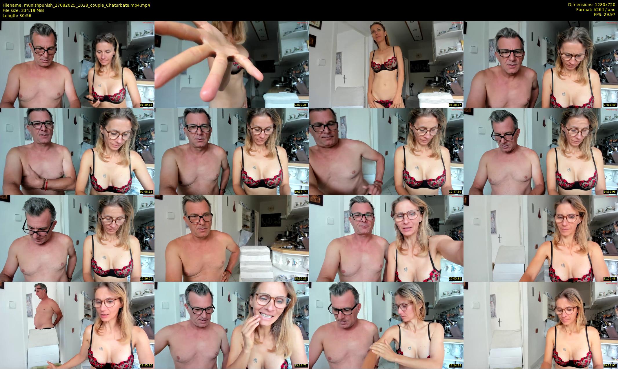 munishpunish — 31 minute Chaturbate couple cam show recording, 720p, Aug 27, 2025