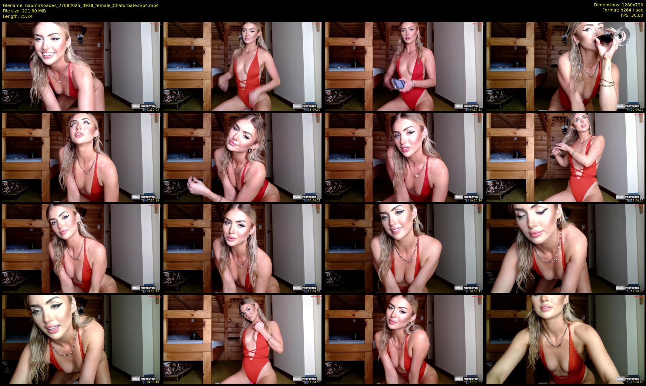 naomirhoades — 26 minute Chaturbate female cam show recording, 720p, Aug 27, 2025