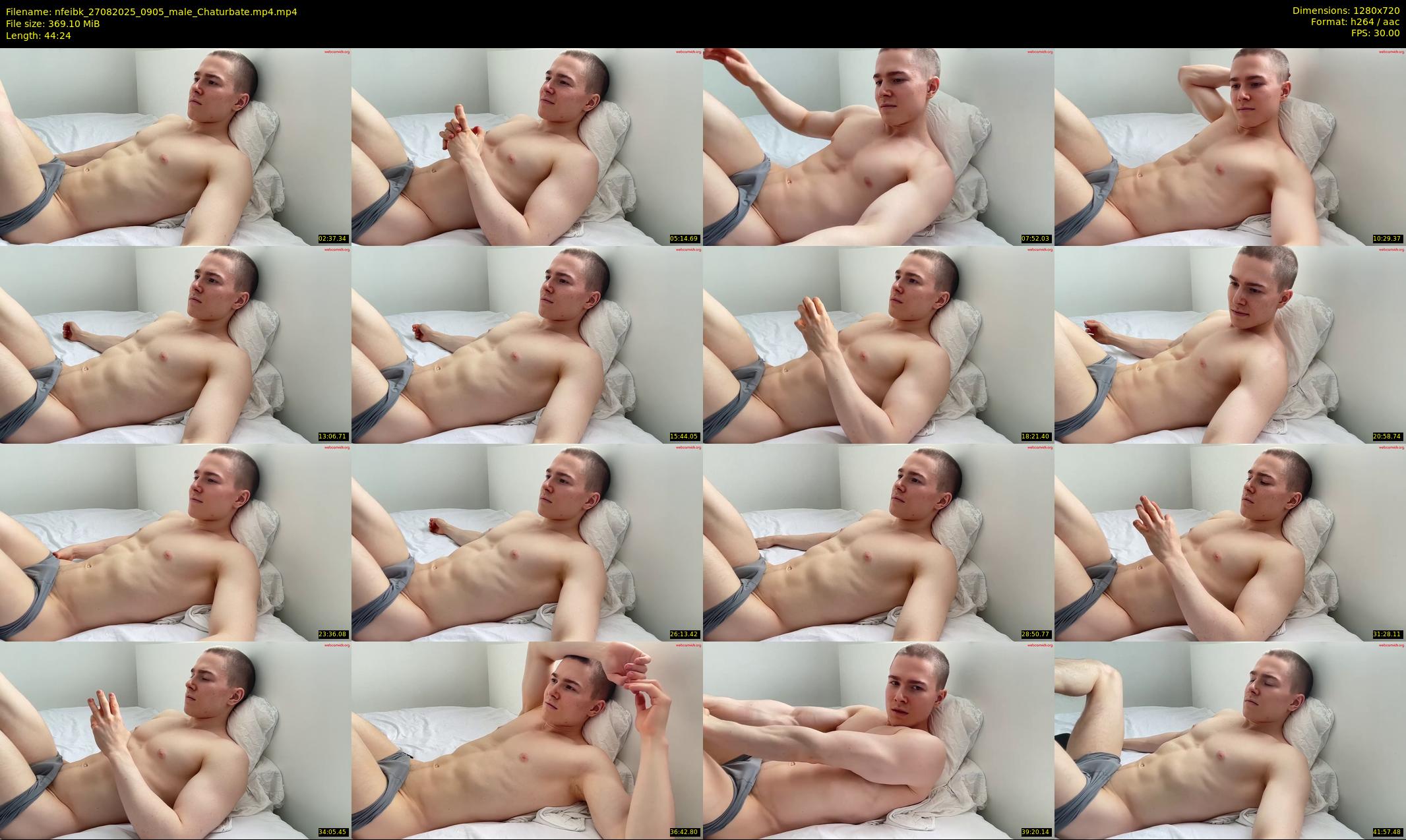 nfeibk — 45 minute Chaturbate male cam show recording, 720p, Aug 27, 2025