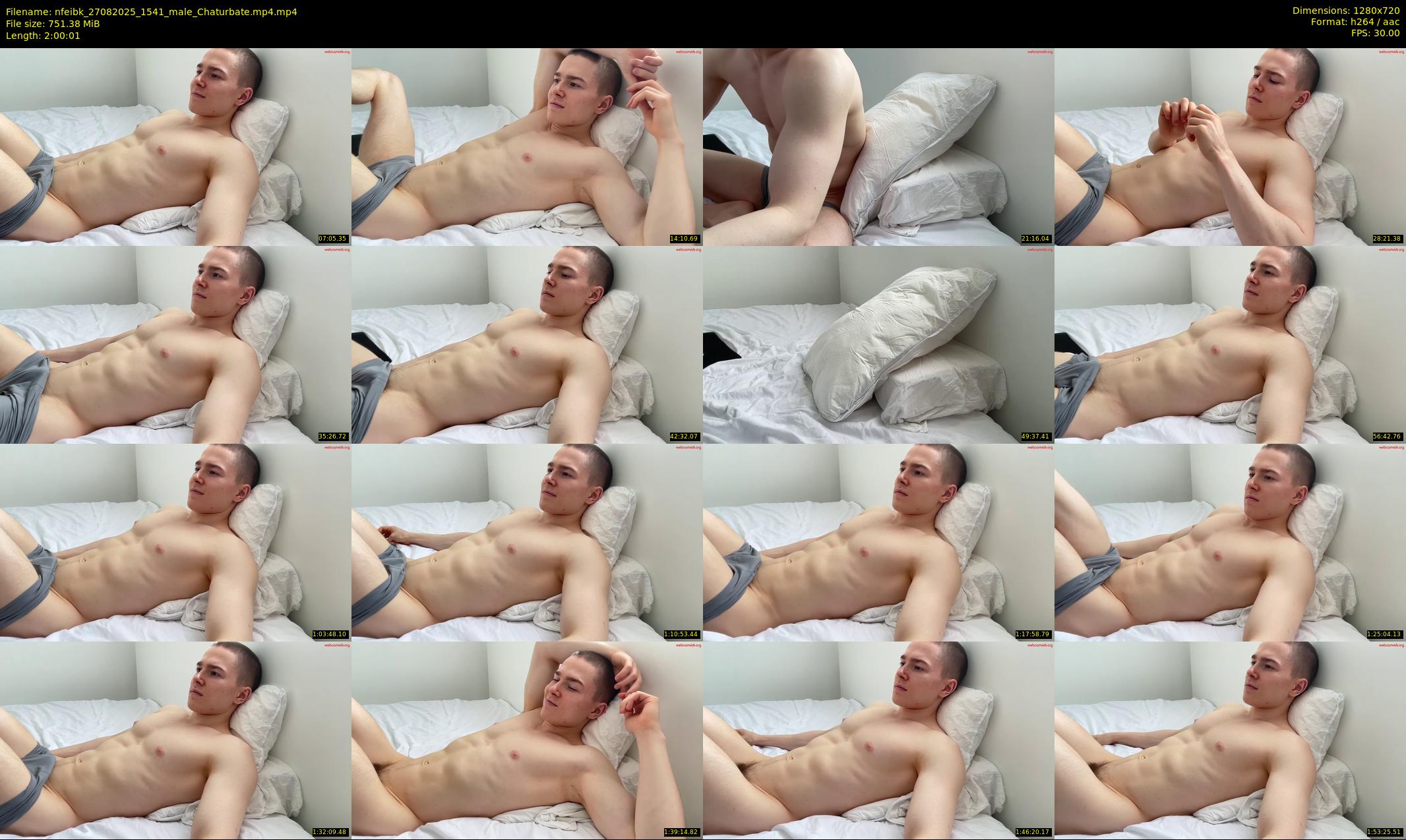nfeibk — 121 minute Chaturbate male cam show recording, 720p, Aug 27, 2025