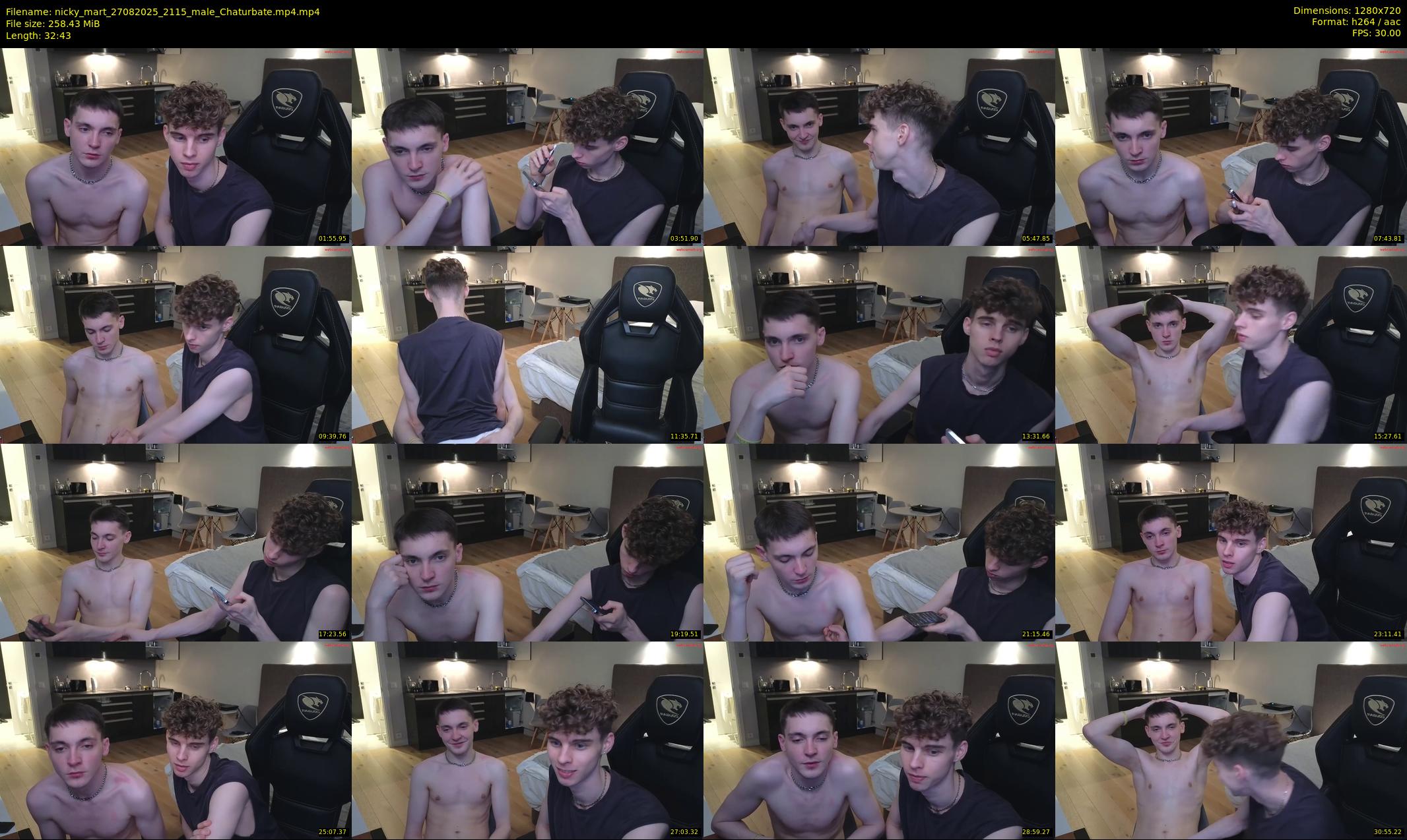 nicky_mart — 33 minute Chaturbate male cam show recording, 720p, Aug 27, 2025
