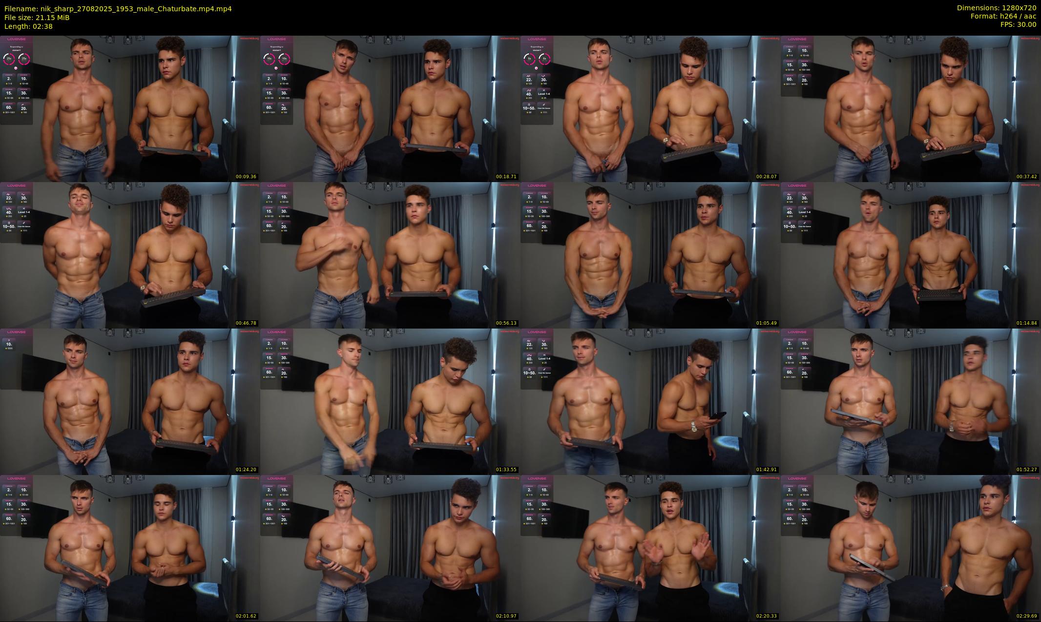 nik_sharp — 3 minute Chaturbate male cam show recording, 720p, Aug 27, 2025