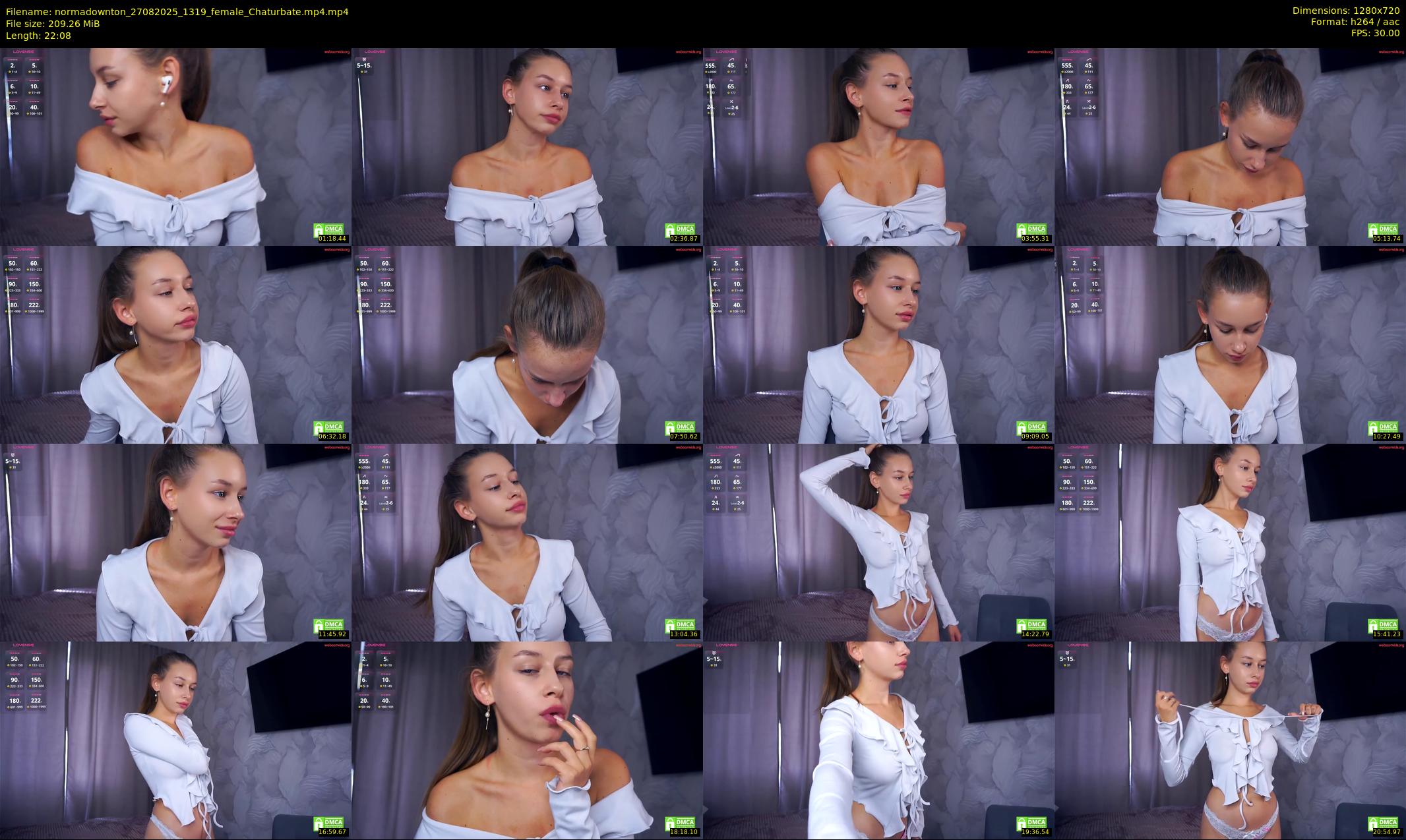 normadownton — 23 minute Chaturbate female cam show recording, 720p, Aug 27, 2025