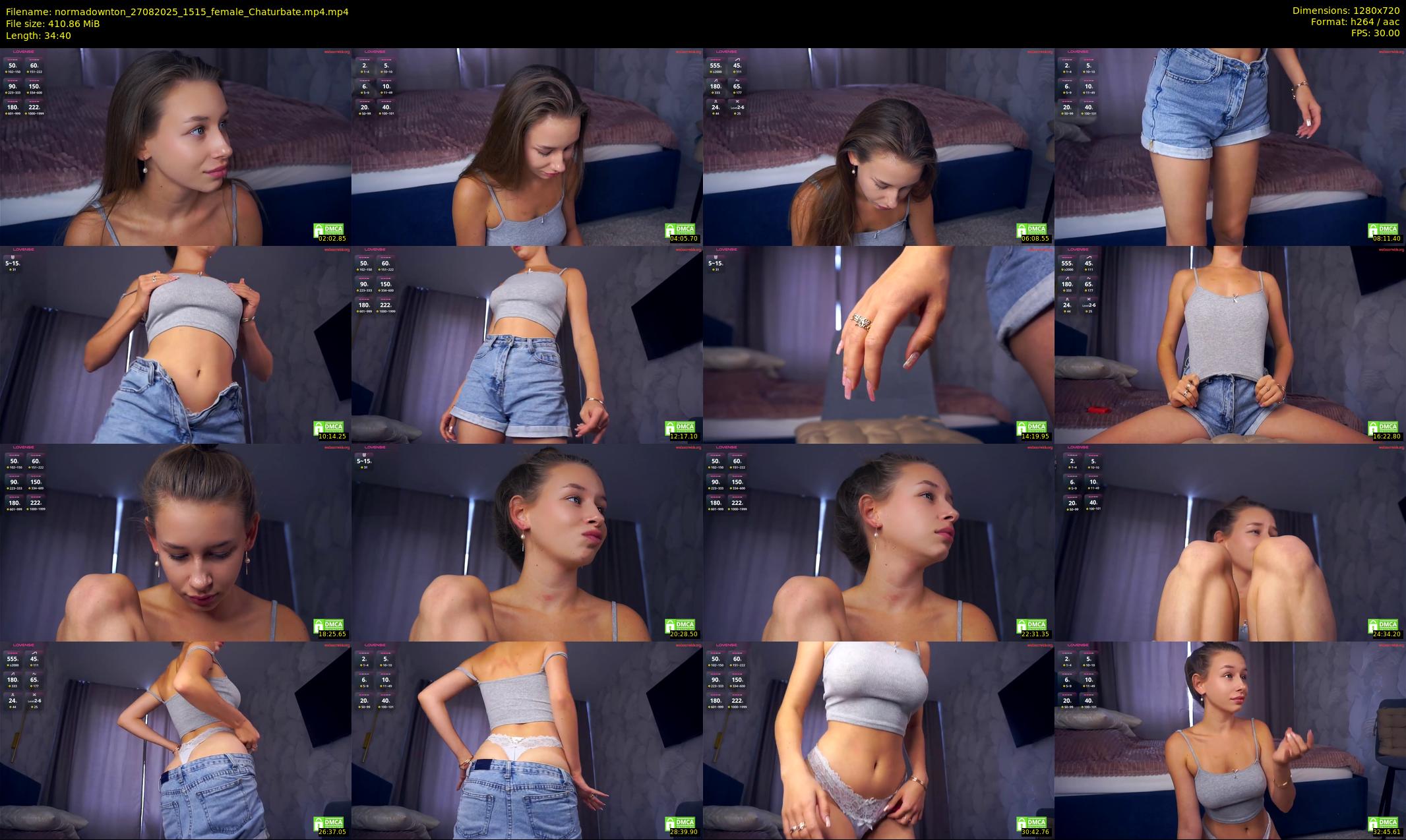 normadownton — 35 minute Chaturbate female cam show recording, 720p, Aug 27, 2025