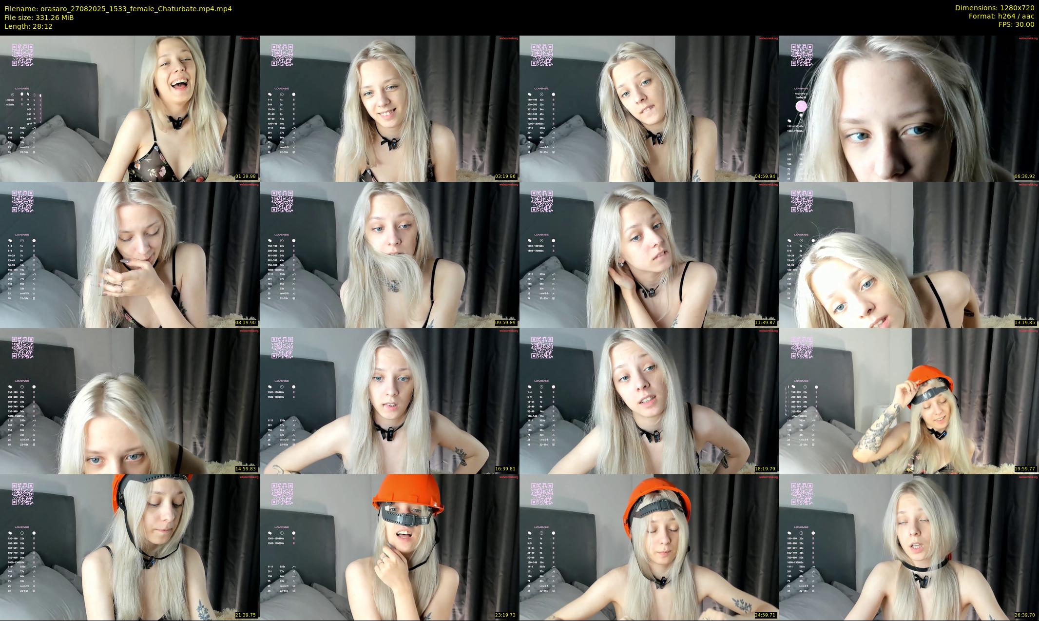 orasaro — 29 minute Chaturbate female cam show recording, 720p, Aug 27, 2025