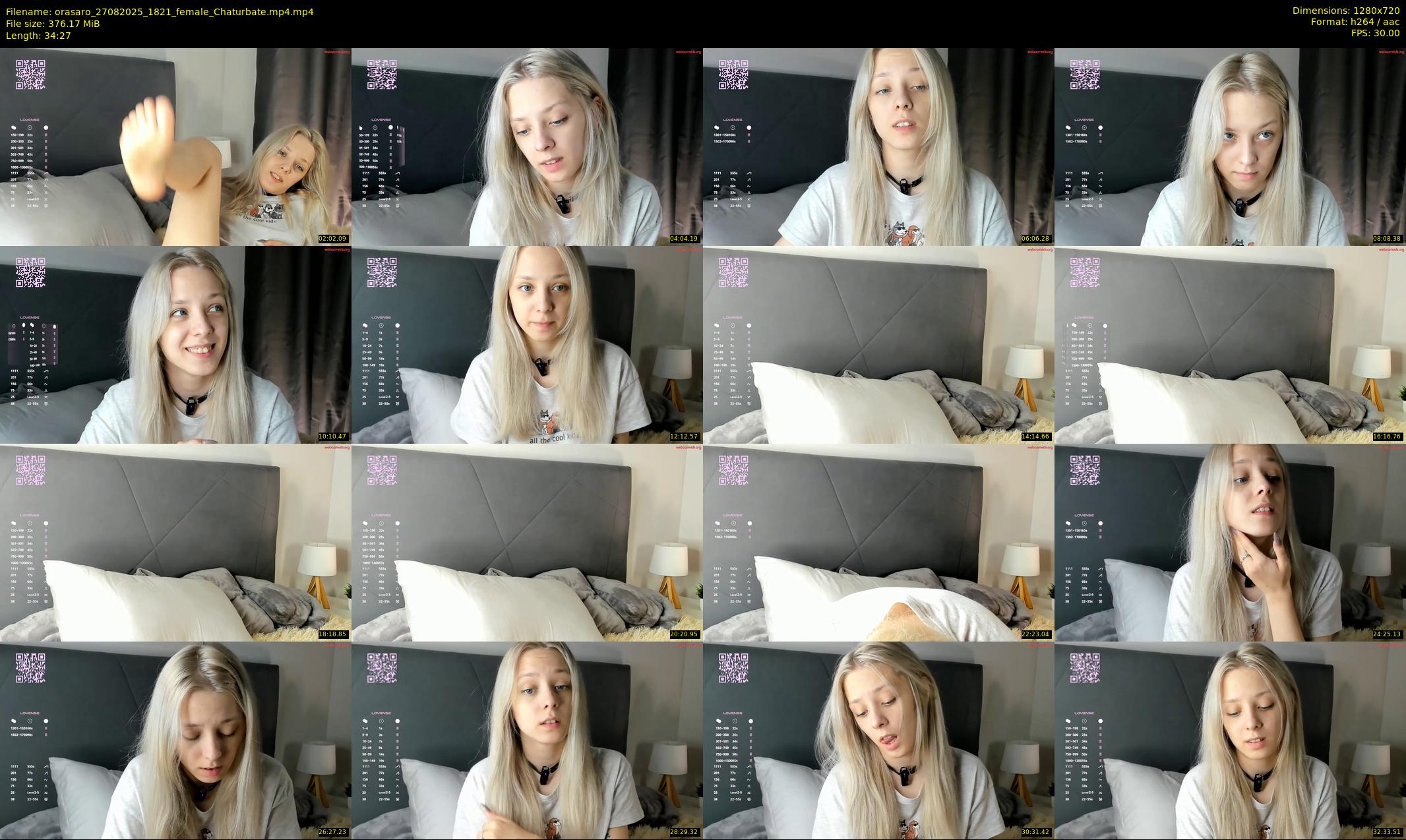 orasaro — 35 minute Chaturbate female cam show recording, 720p, Aug 27, 2025