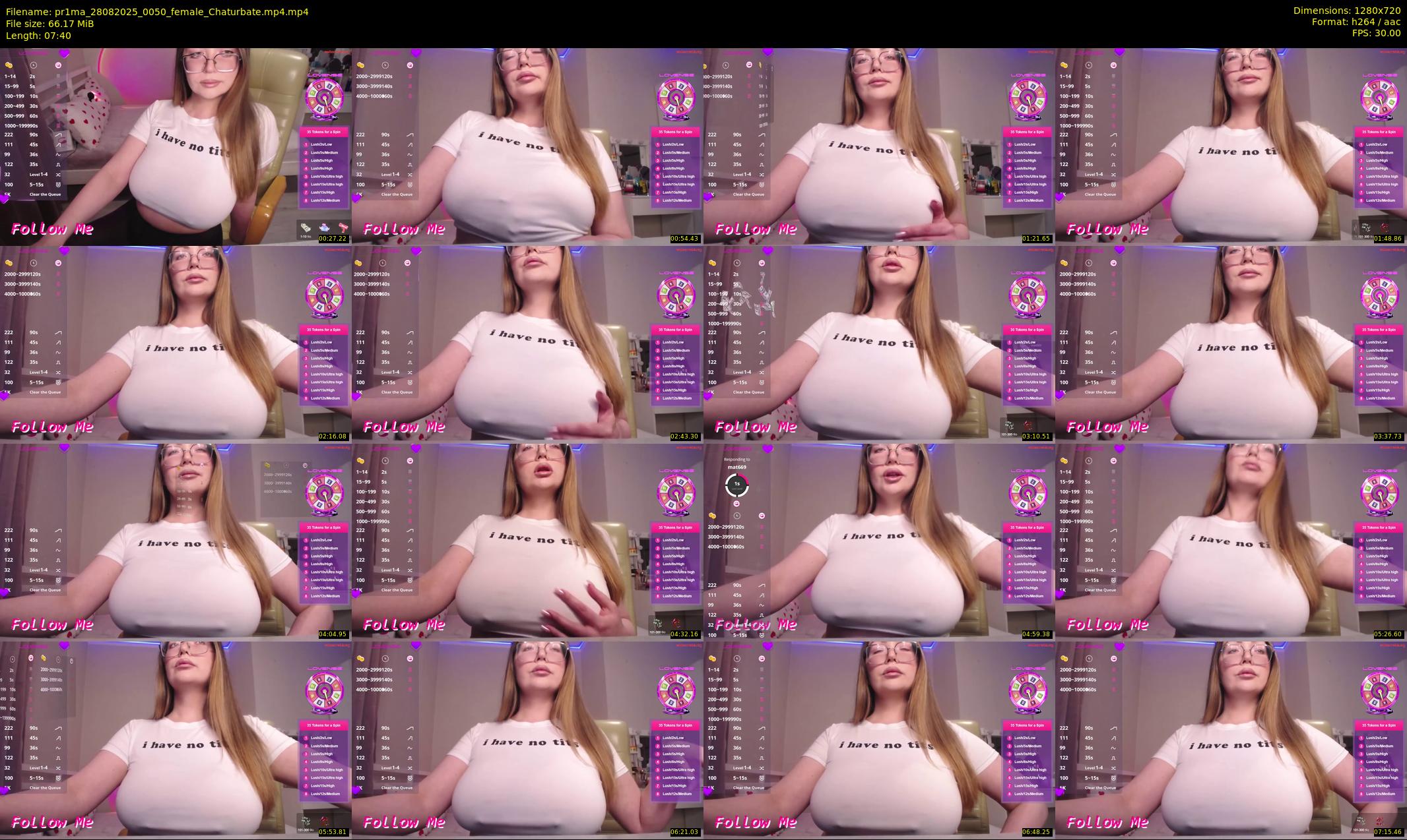pr1ma — 8 minute Chaturbate female cam show recording, 720p, Aug 28, 2025
