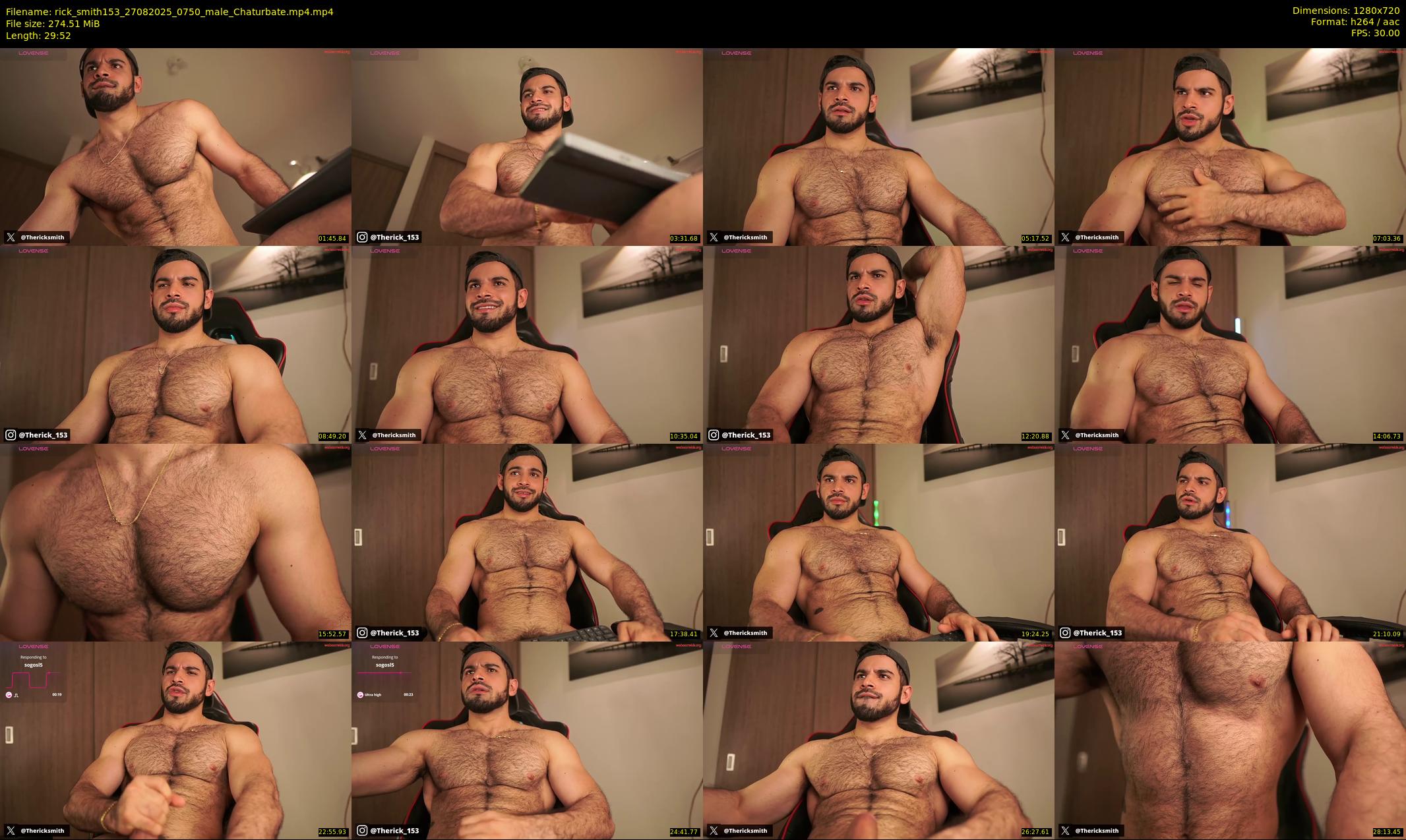 rick_smith153 — 30 minute Chaturbate male cam show recording, 720p, Aug 27, 2025